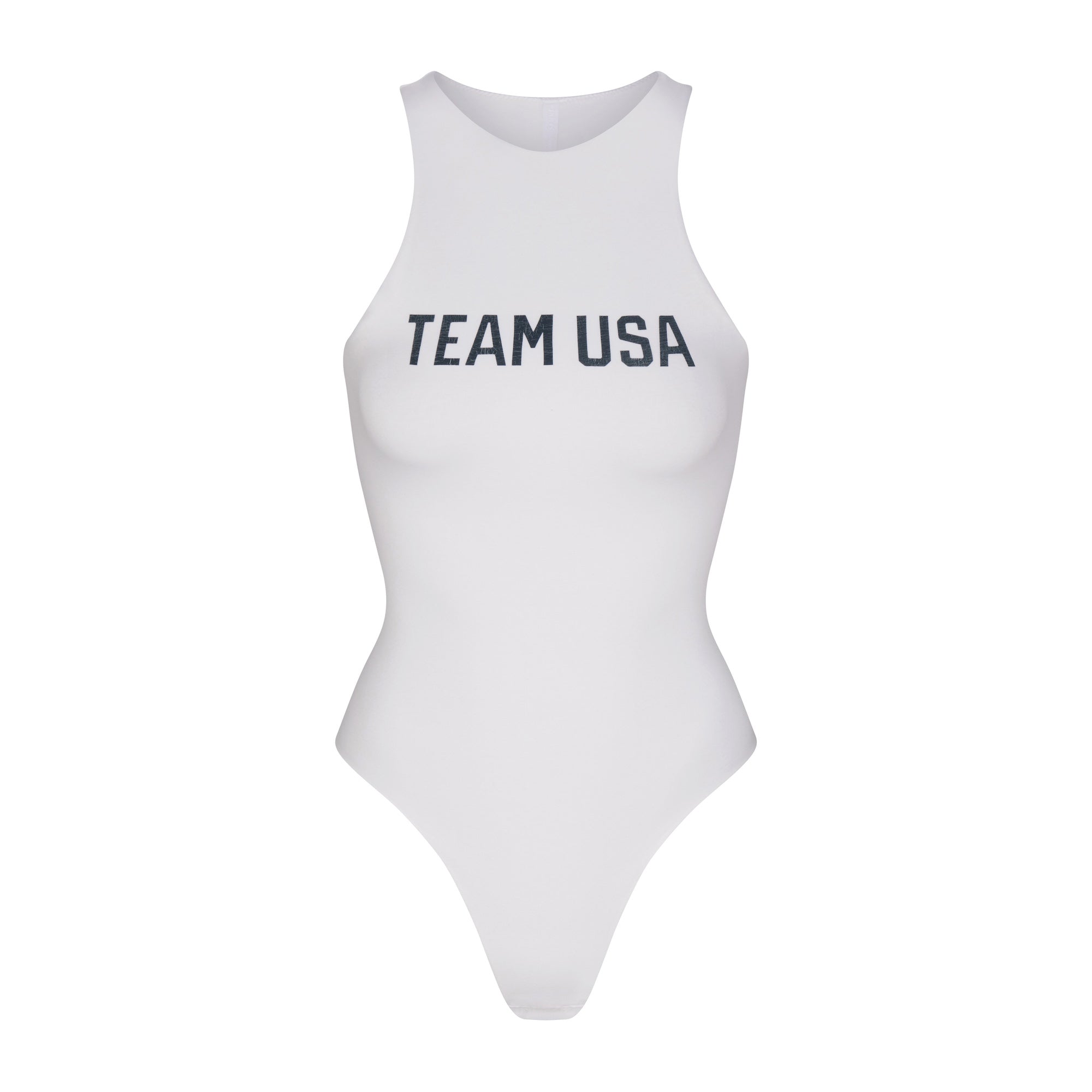 SKIMS FOR TEAM USA COTTON JERSEY PARALYMPIC HIGH NECK