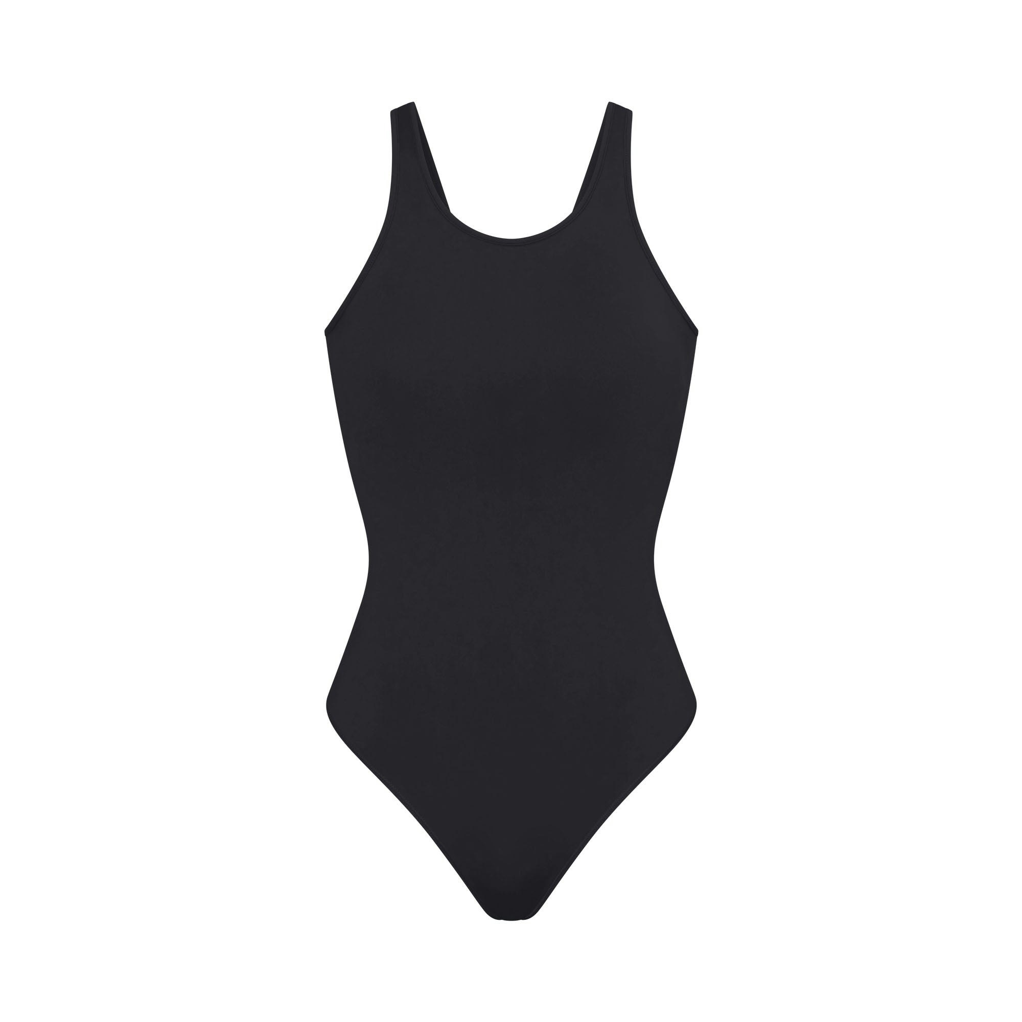 SOFT SMOOTHING SEAMLESS PADDED THONG BODYSUIT | ECLIPSE FLAT ON A WHITE BACKGROUND | FLT
