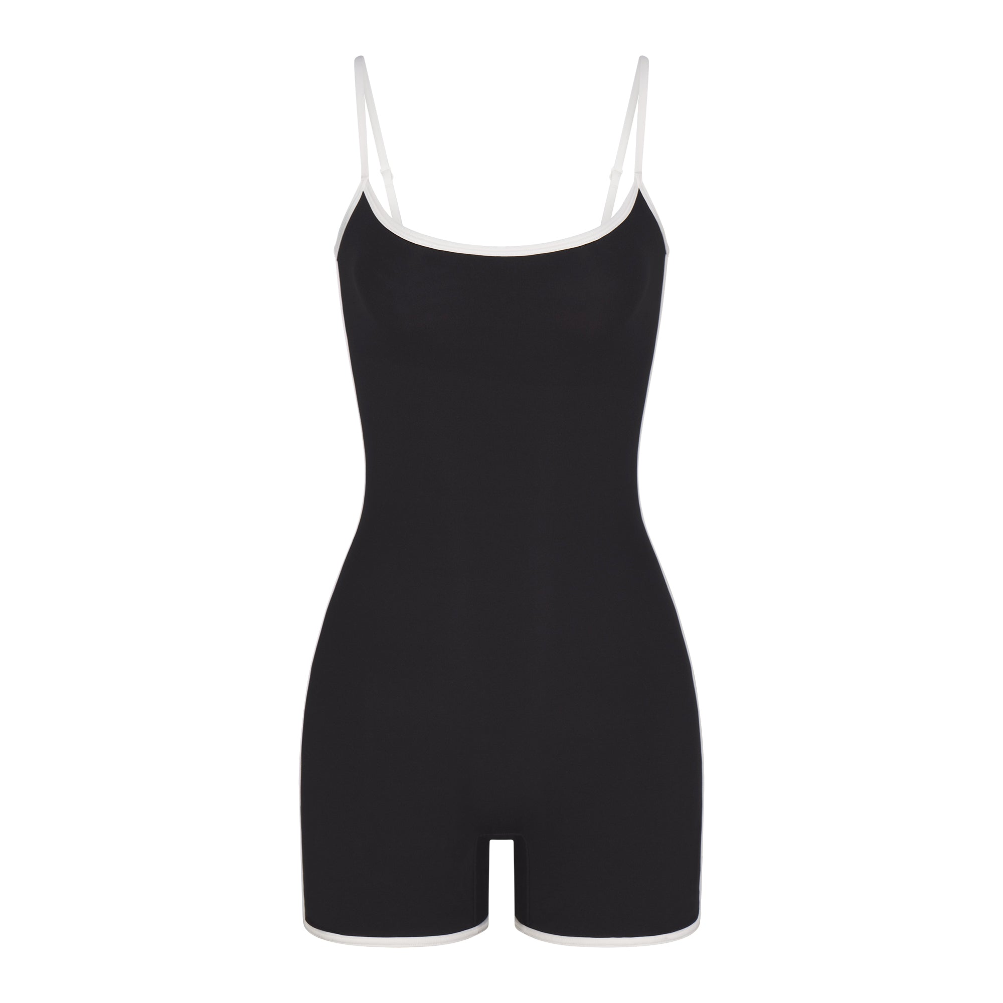 【SKIMS】Fits Everybody stretch-jersey playsuit - Onyx SKIMS Fits Everybody lace-trimmed stretch playsuit - Onyx