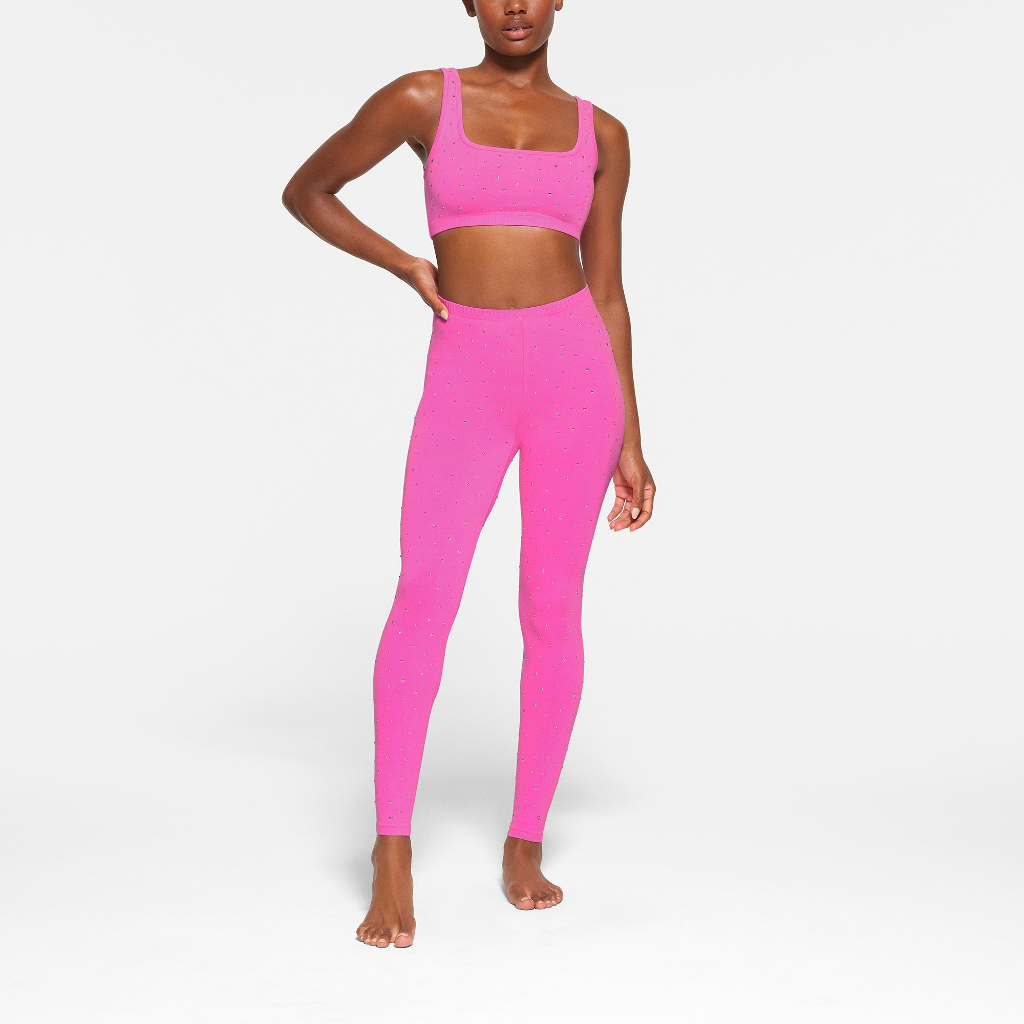 Pink bling leggings outlet