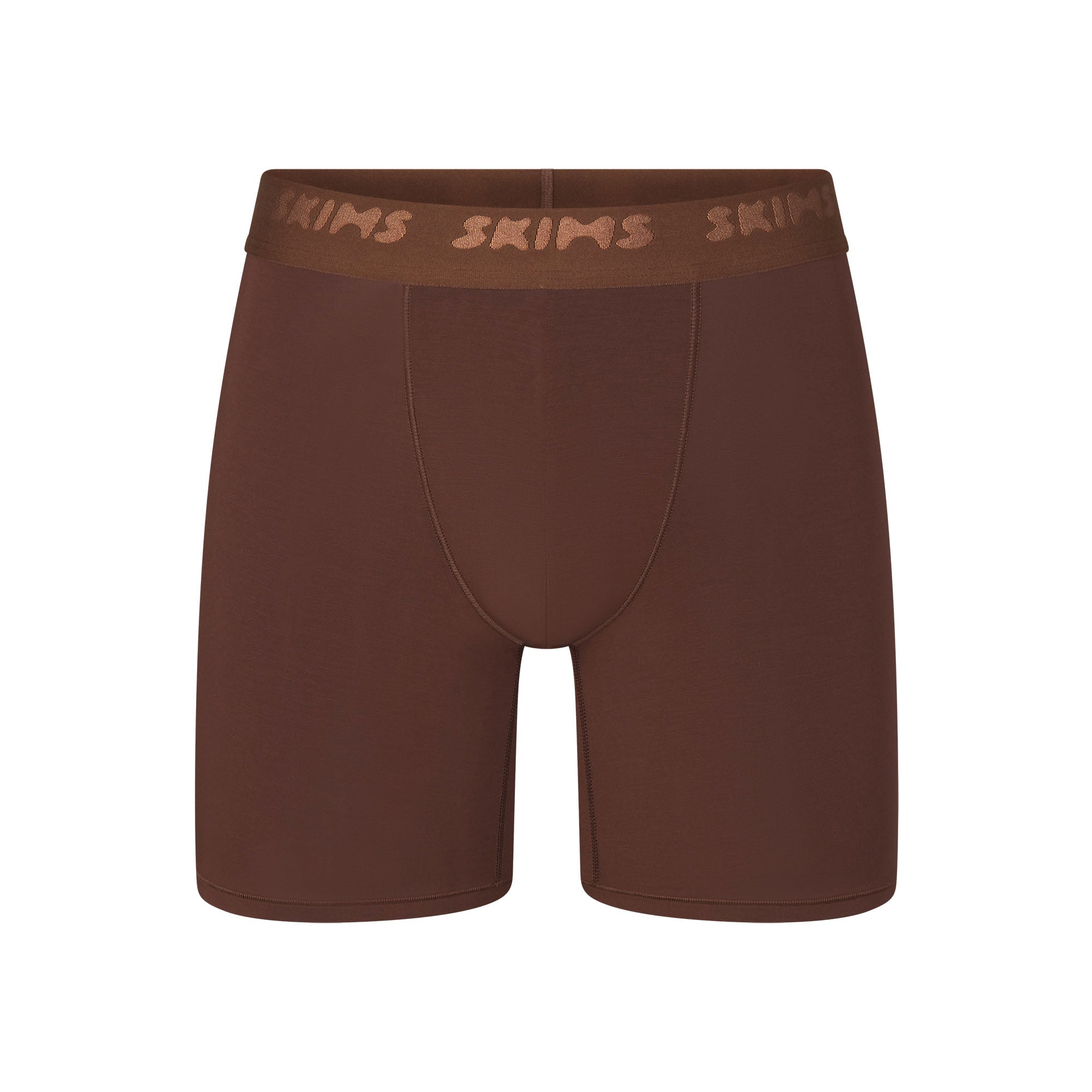 SKIMS STRETCH MENS 5 BOXER BRIEF COCOA