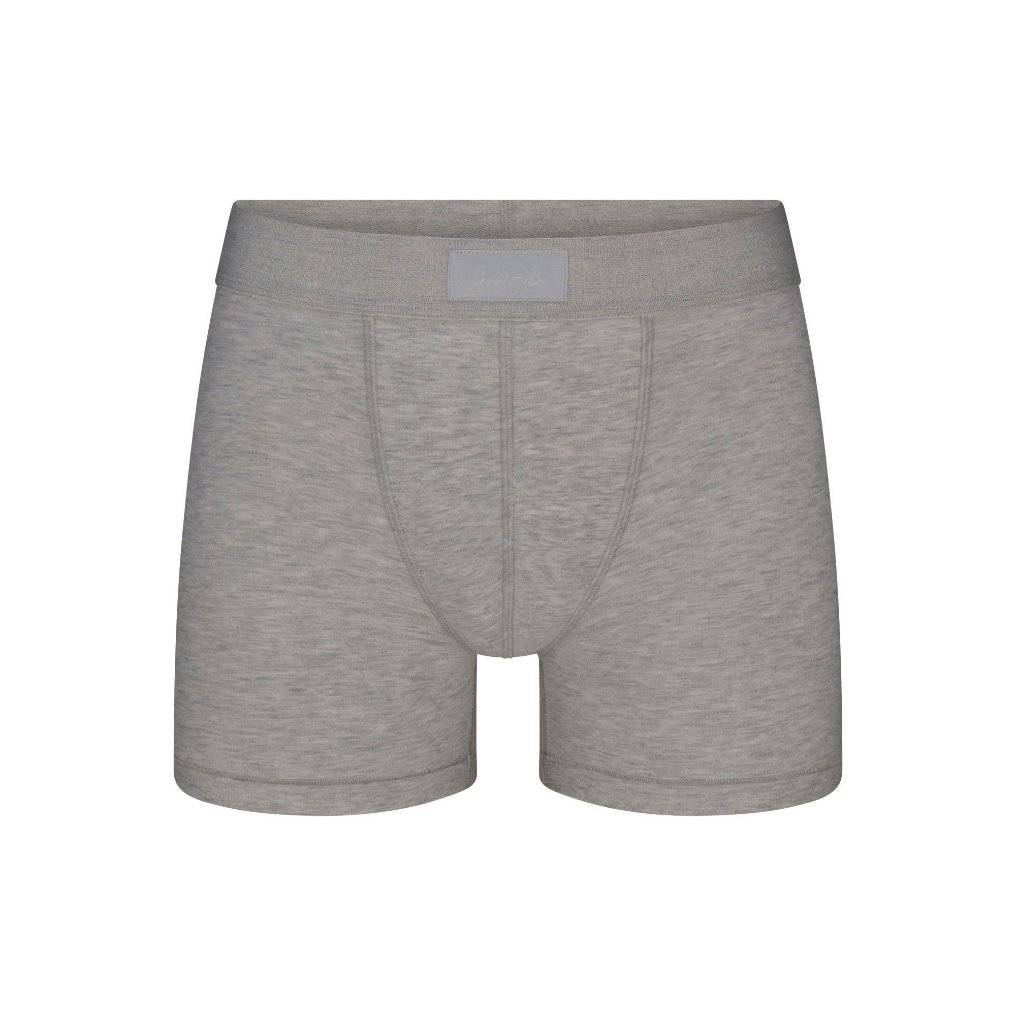 SKIMS COTTON MENS 3" BOXER BRIEF 3-PACK | RUBY ESPRESSO MULTI FLAT ON A WHITE BACKGROUND