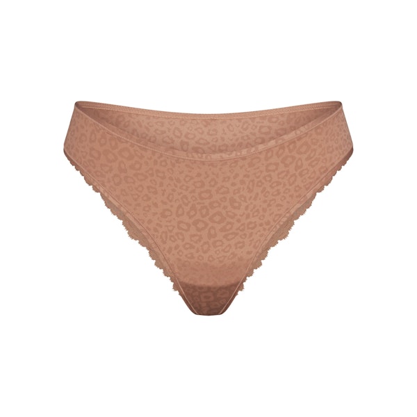 SHINE FOUNDATIONS CHEEKY BRIEF | SIENNA MICRO LEOPARD PRINT (BRIEFS) FLAT ON A WHITE BACKGROUND | FLT