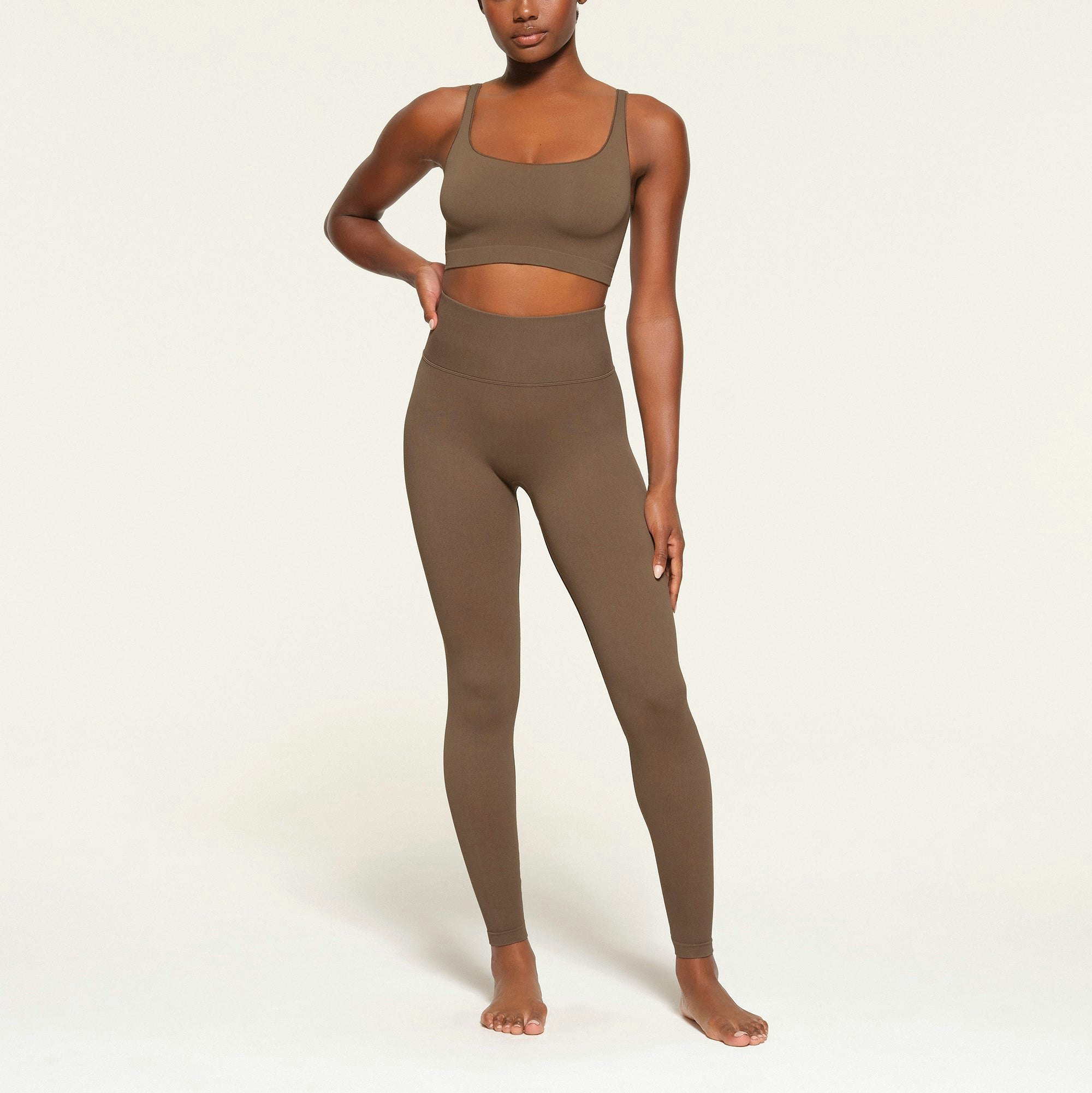 CONTOUR LOUNGE BRALETTE WORN BY A MODEL IN FRONT VIEW