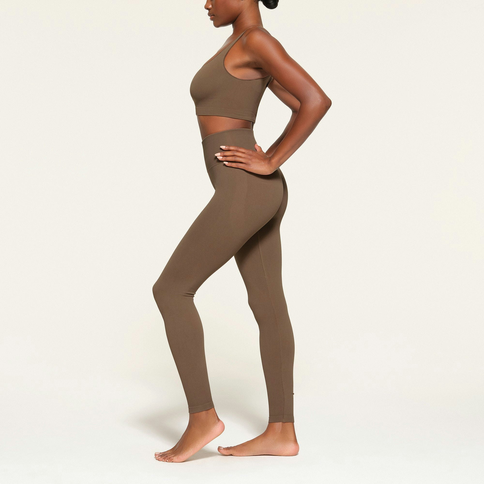 CONTOUR LOUNGE BRALETTE WORN BY A MODEL IN SIDE VIEW