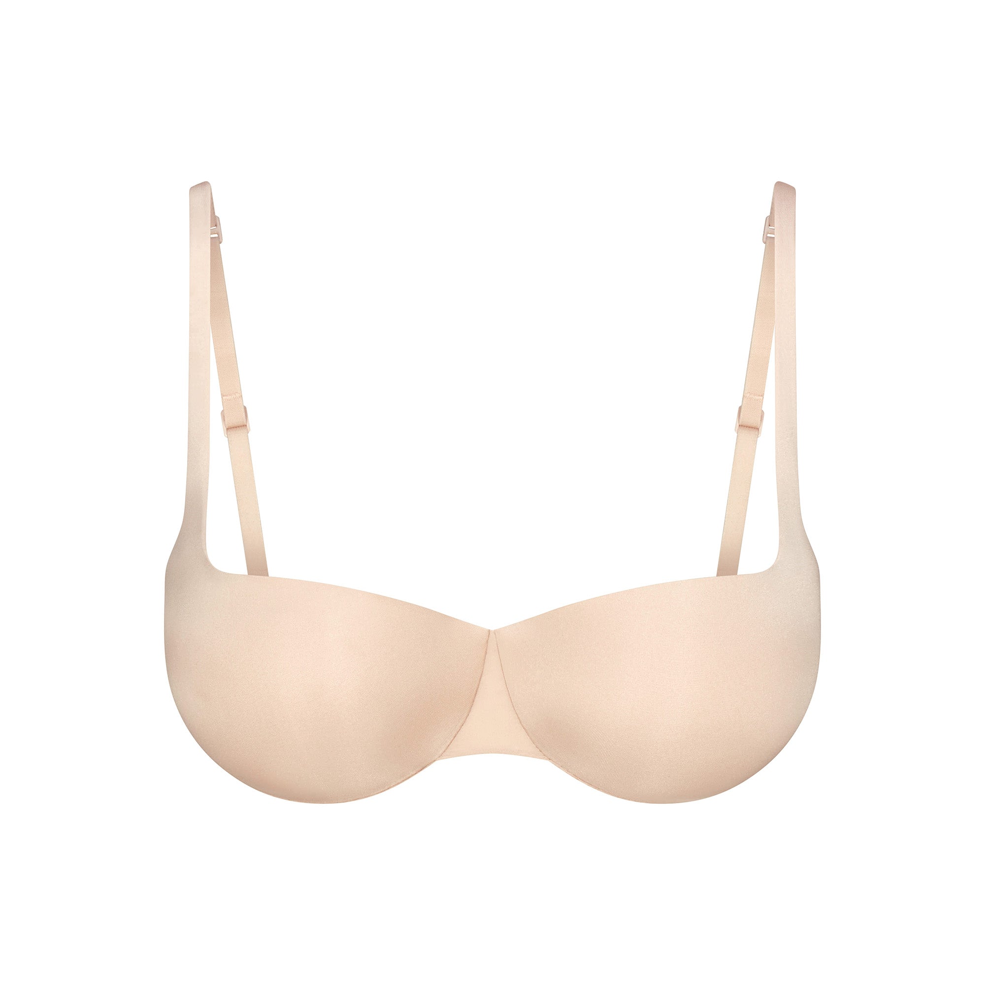 SKIMS ULTIMATE BALCONETTE PUSH-UP BRA | SAND FLAT ON A WHITE BACKGROUND | FLT | FLT