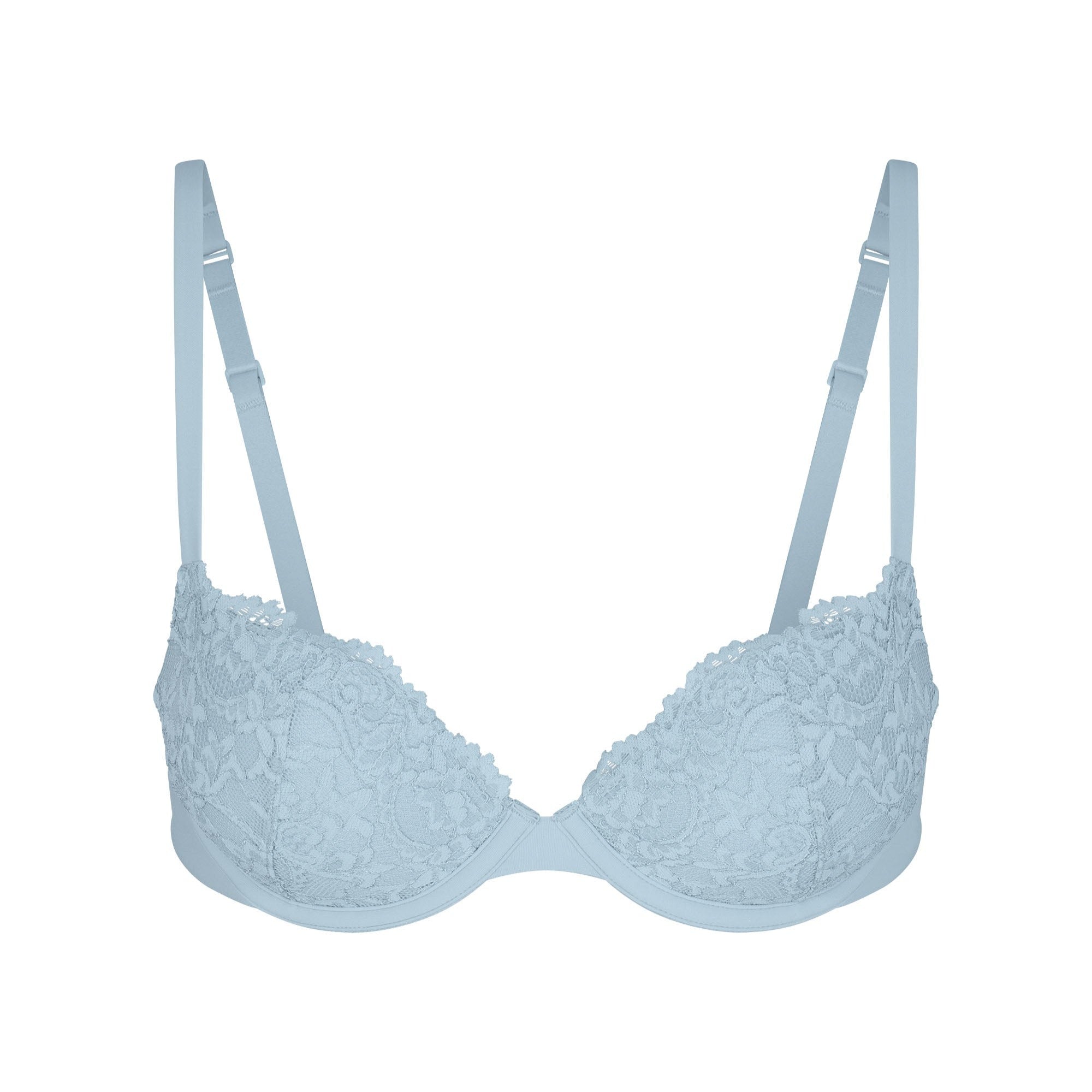 FITS EVERYBODY LACE PUSH-UP BRA | DENIM