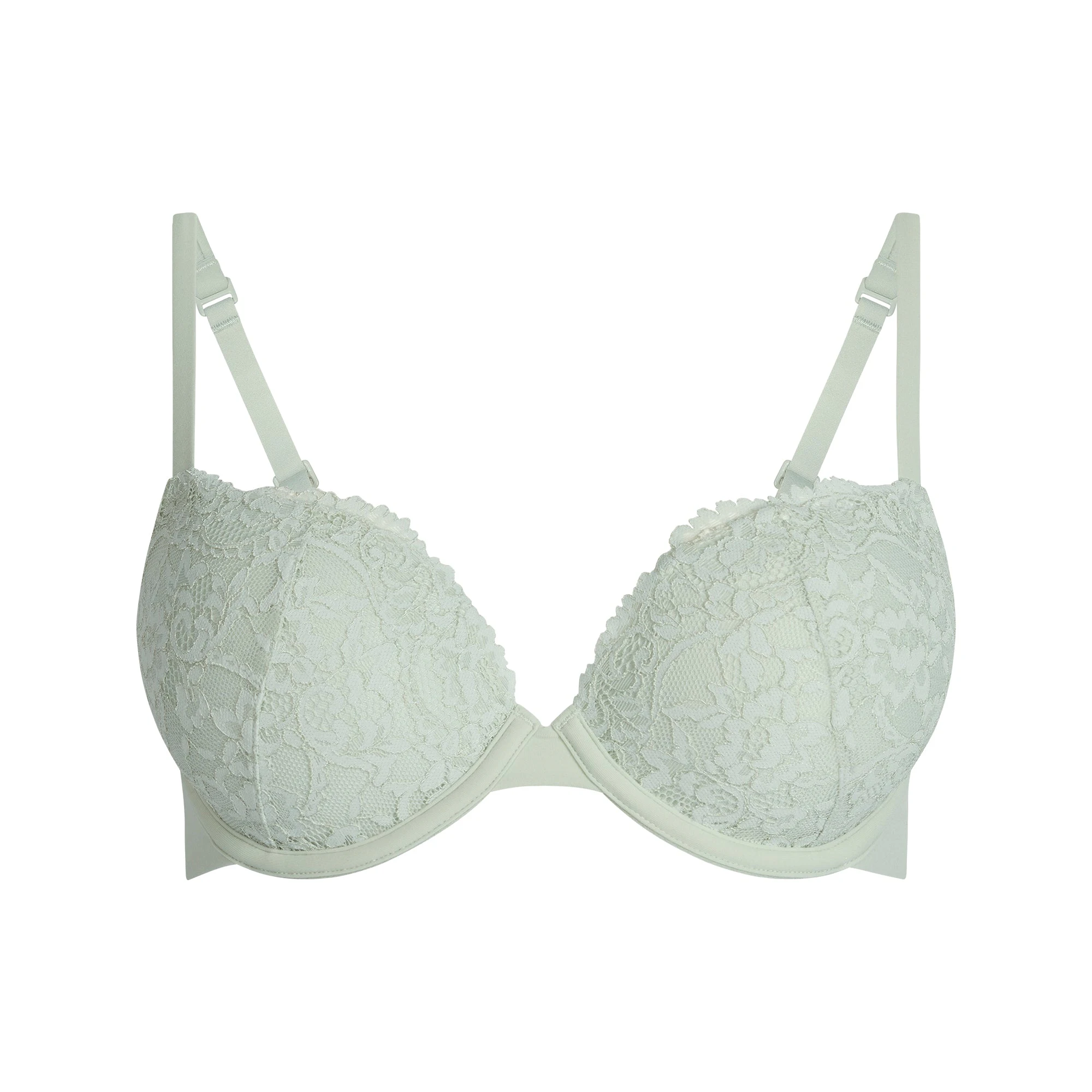 FITS EVERYBODY LACE PUSH-UP BRA | SPEARMINT FLAT ON A WHITE BACKGROUND | FLT