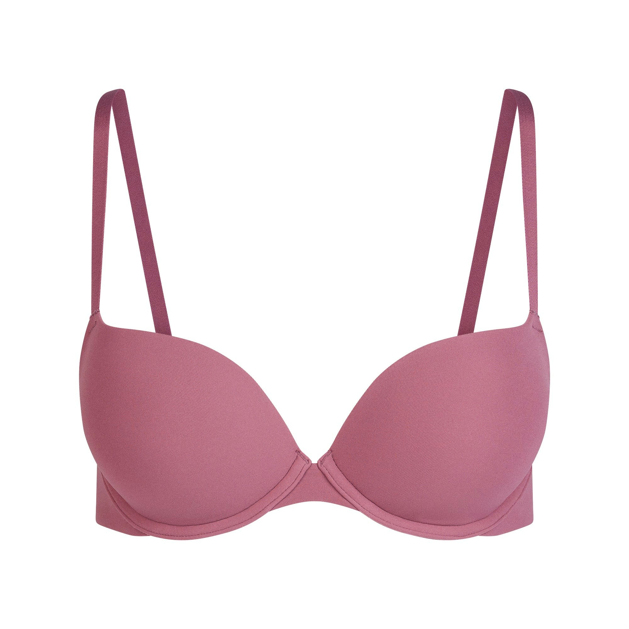 FITS EVERYBODY PUSH-UP BRA | BEET FLAT ON A WHITE BACKGROUND | FLT