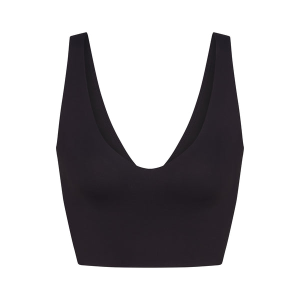NikeSKIMS MATTE DOUBLE STRAP SCOOP TANK | DARK SEPIA | SKIMS