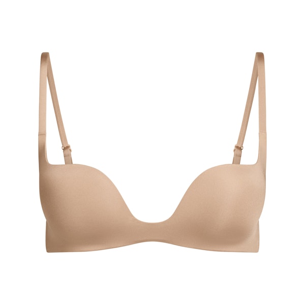 WIRELESS FORM SQUARE NECK BRA | CLAY FLAT ON A WHITE BACKGROUND | FLT