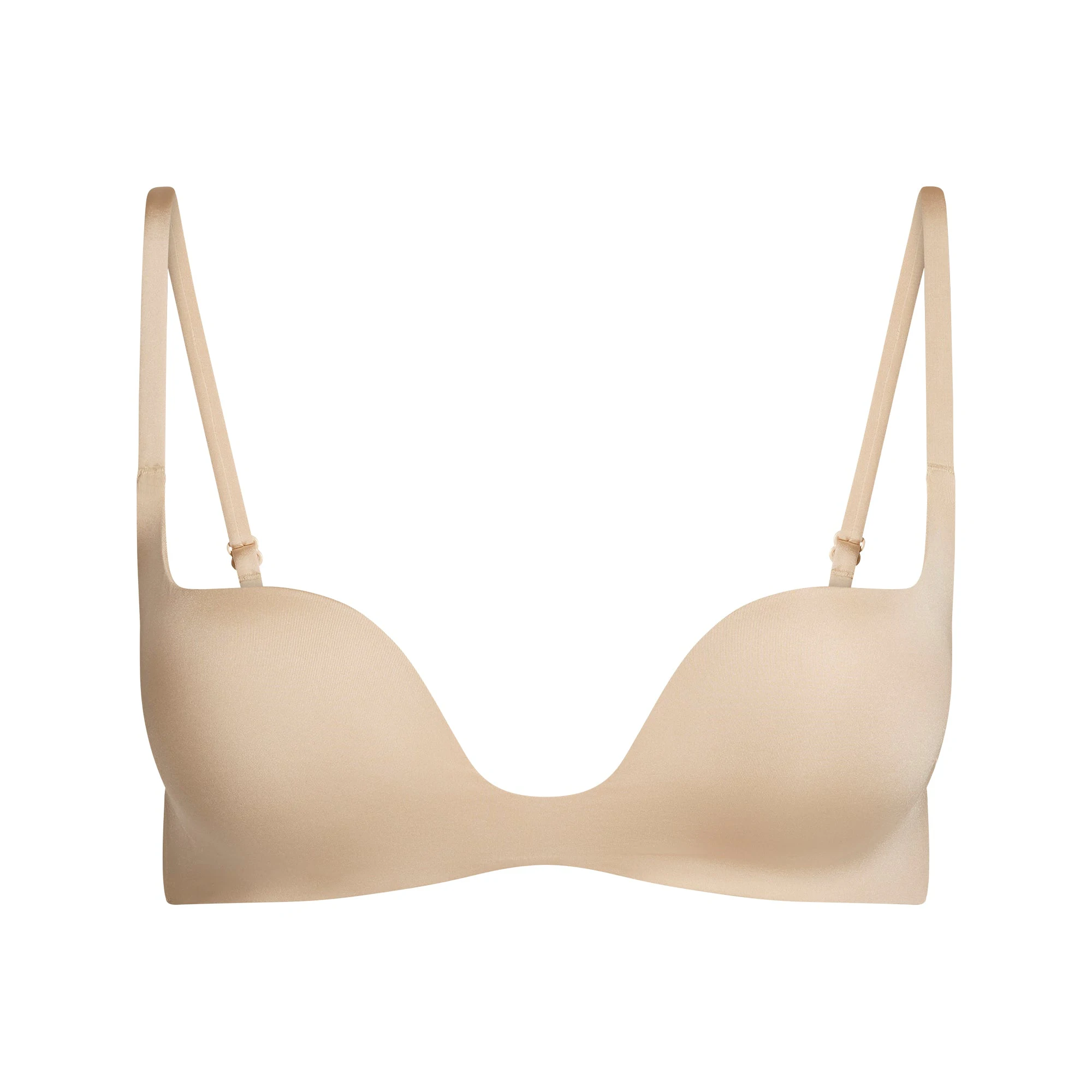 WIRELESS FORM SQUARE NECK BRA | SAND FLAT ON A WHITE BACKGROUND | FLT