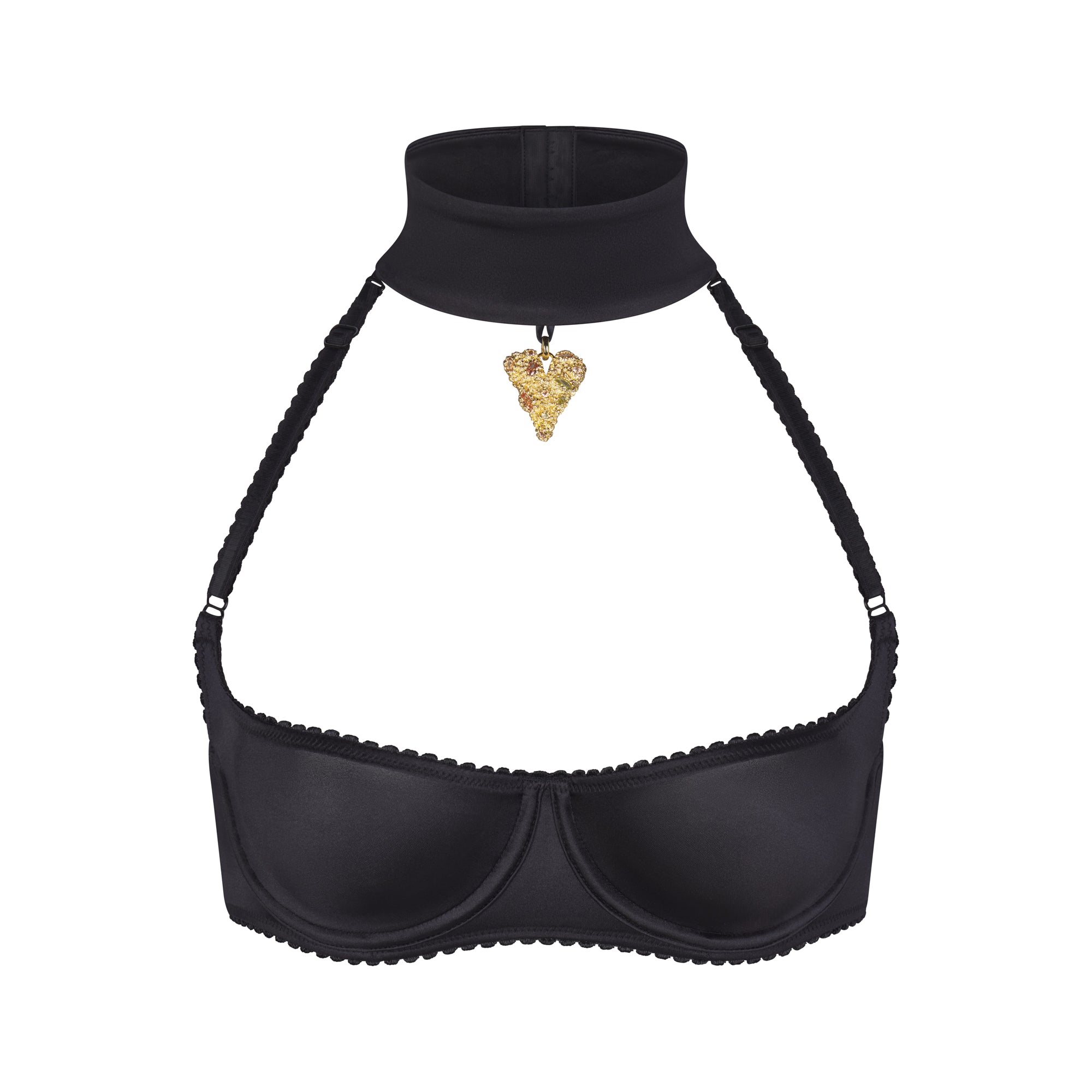 【SKIMS】UNLINED SCOOP BRA FITS EVERYBODY LACE UNLINED SCOOP BRA | ONYX