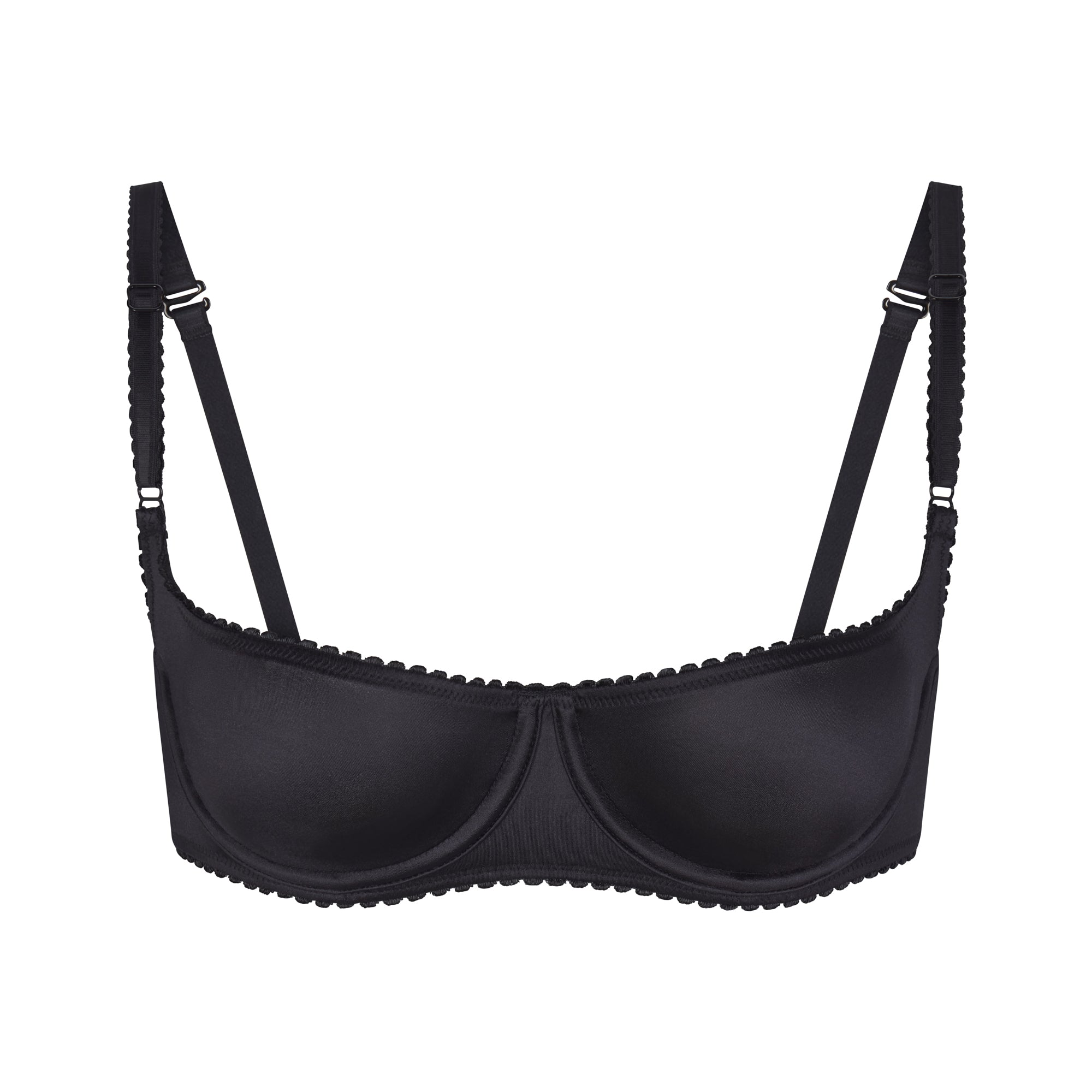 【SKIMS】UNLINED SCOOP BRA FITS EVERYBODY LACE UNLINED SCOOP BRA | ONYX