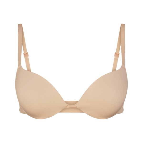 CUSTOMFIT PUSH-UP BRA | CLAY (PUSH-UP BRAS) LAYS FLAT ON A WHITE BACKGROUND | FLT