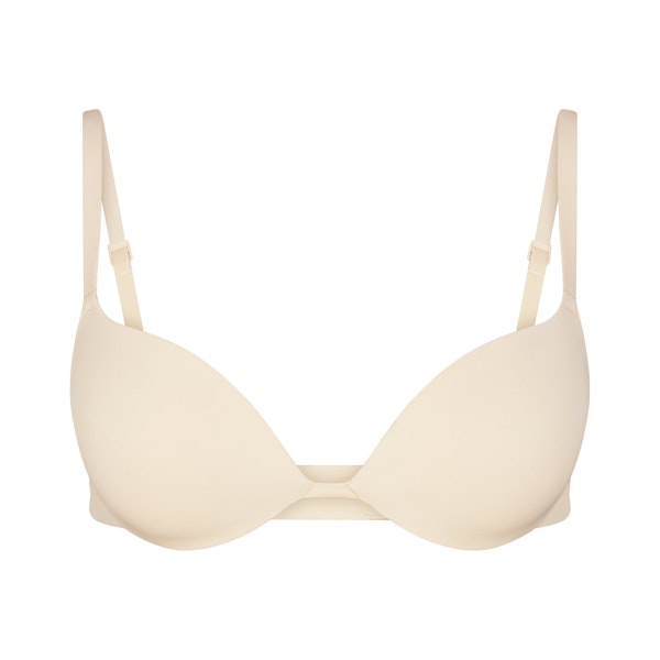 CUSTOMFIT PUSH-UP BRA | SAND (PUSH-UP BRAS) LAYS FLAT ON A WHITE BACKGROUND | FLT