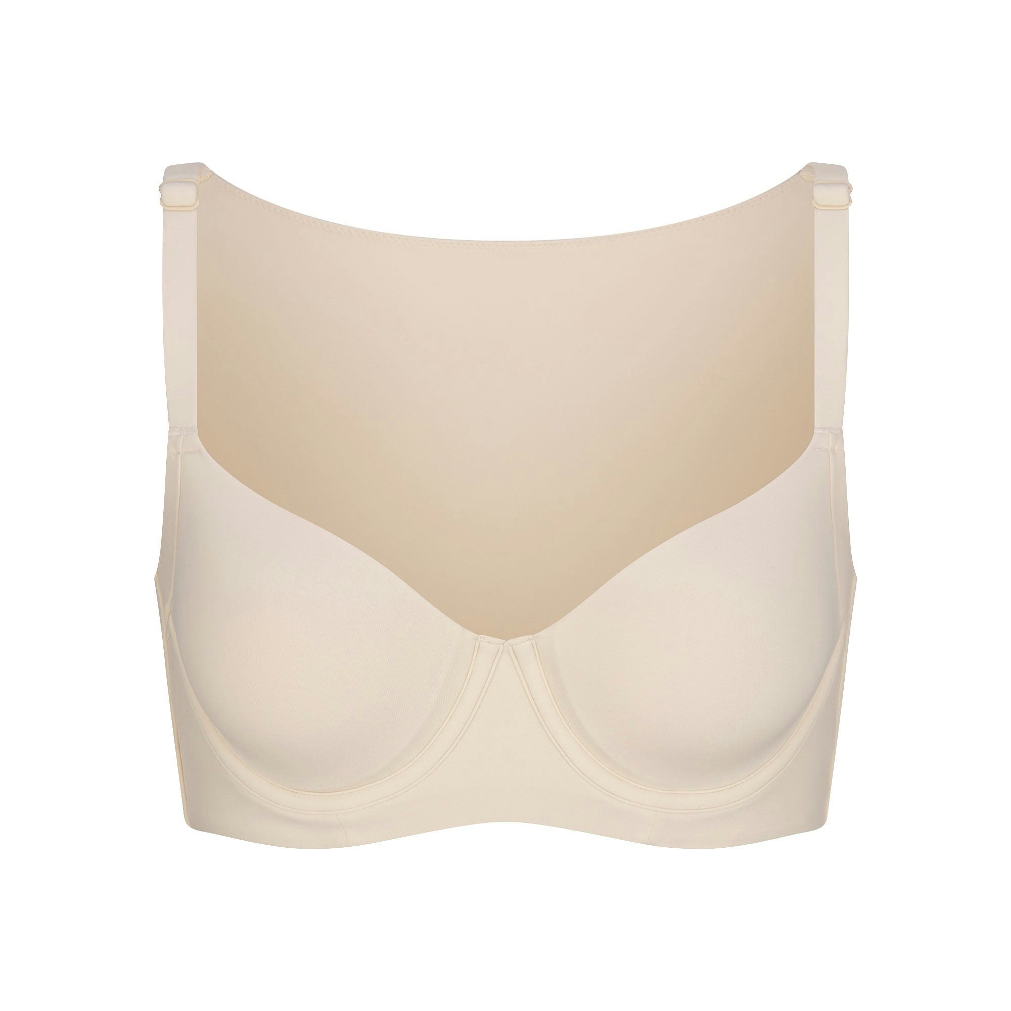 FITS EVERYBODY BACK SMOOTHING FULL COVERAGE BRA | SAND (FULL COVERAGE BRAS) FLAT ON A WHITE BACKGROUND | FLT