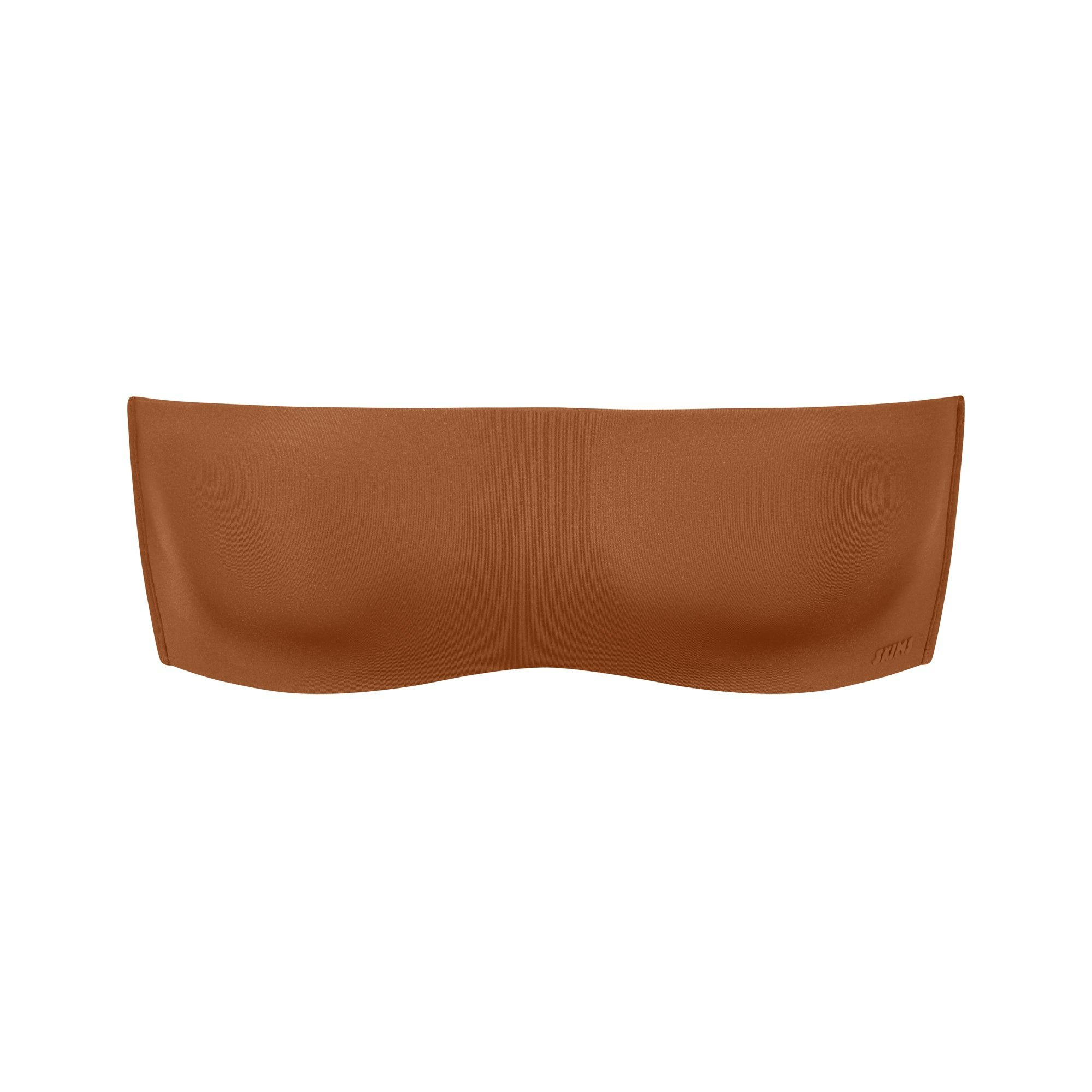 WIRELESS FORM STRAPLESS BRA | BRONZE (STRAPLESS BRAS) LAYS FLAT ON A WHITE BACKGROUND | FLT
