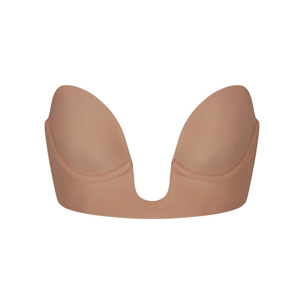 DEEP PLUNGE SHAPEWEAR BRA | SIENNA (SHAPEWEAR BRAS, SHAPEWEAR) LAYS FLAT ON A WHITE BACKGROUND | FLT