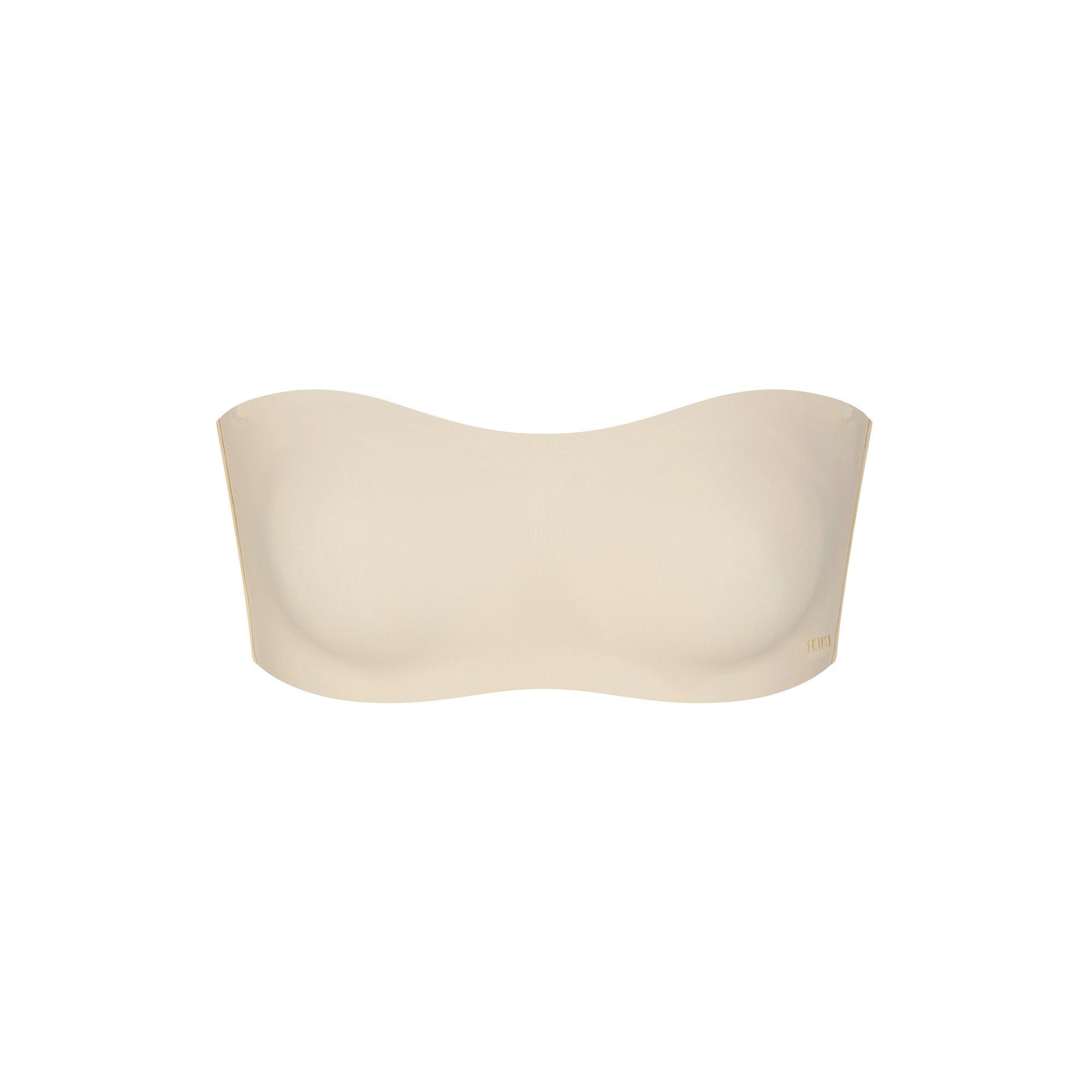NAKED BANDEAU | SAND (BANDEAUS, BRALETTES) LAYS FLAT ON A WHITE BACKGROUND | FLT