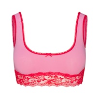 LIGHTWEIGHT COTTON LACE SCOOP BRALETTE