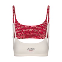 CACTUS PLANT FLEA MARKET X SKIMS COTTON JERSEY SCOOP BRALETTE 2-PACK