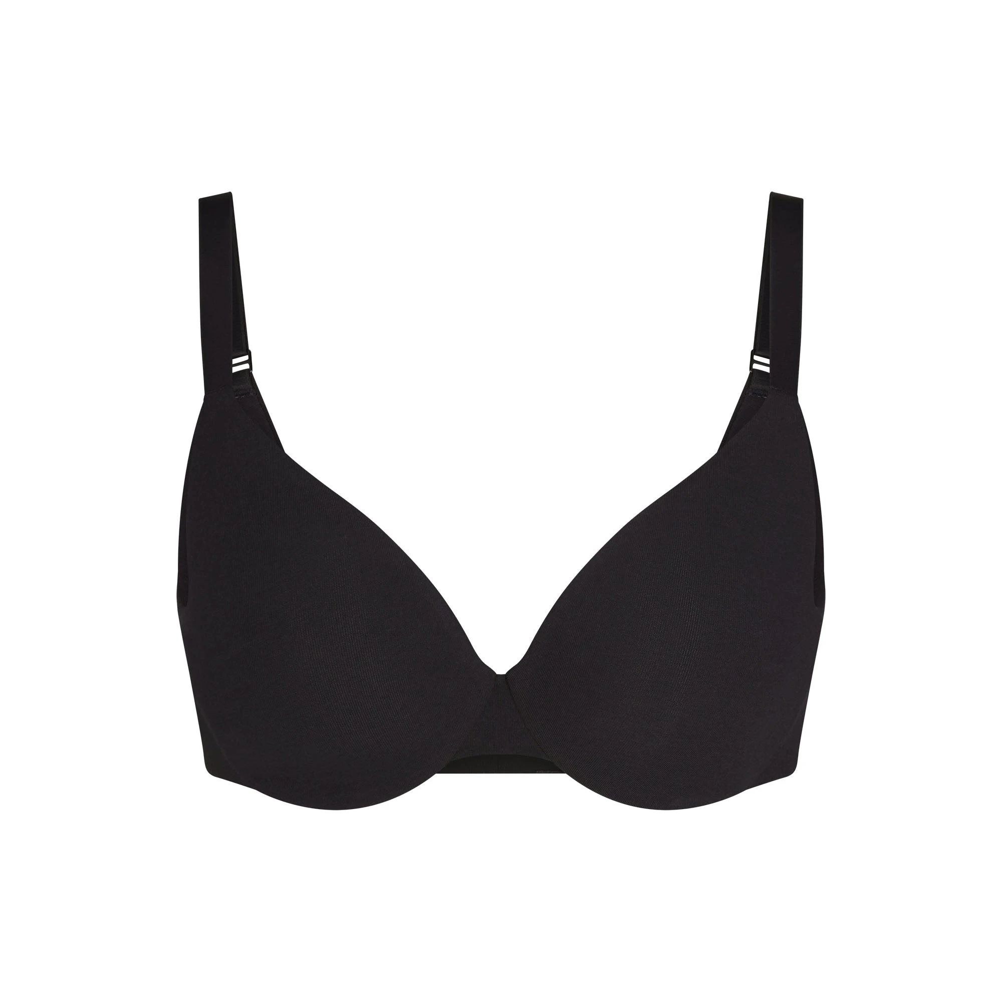 EVERYDAY COTTON FULL COVERAGE BRA | ONYX FLAT ON A WHITE BACKGROUND | FLT