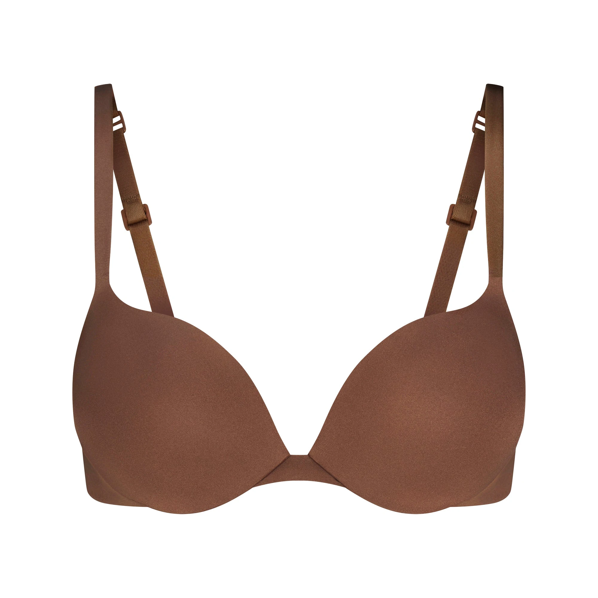 SKIMS ULTIMATE TEARDROP T-SHIRT BRA | JASPER FLAT ON A WHITE BACKGROUND | FLT