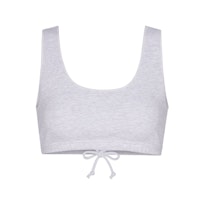 COTTON FLEECE BRALETTE