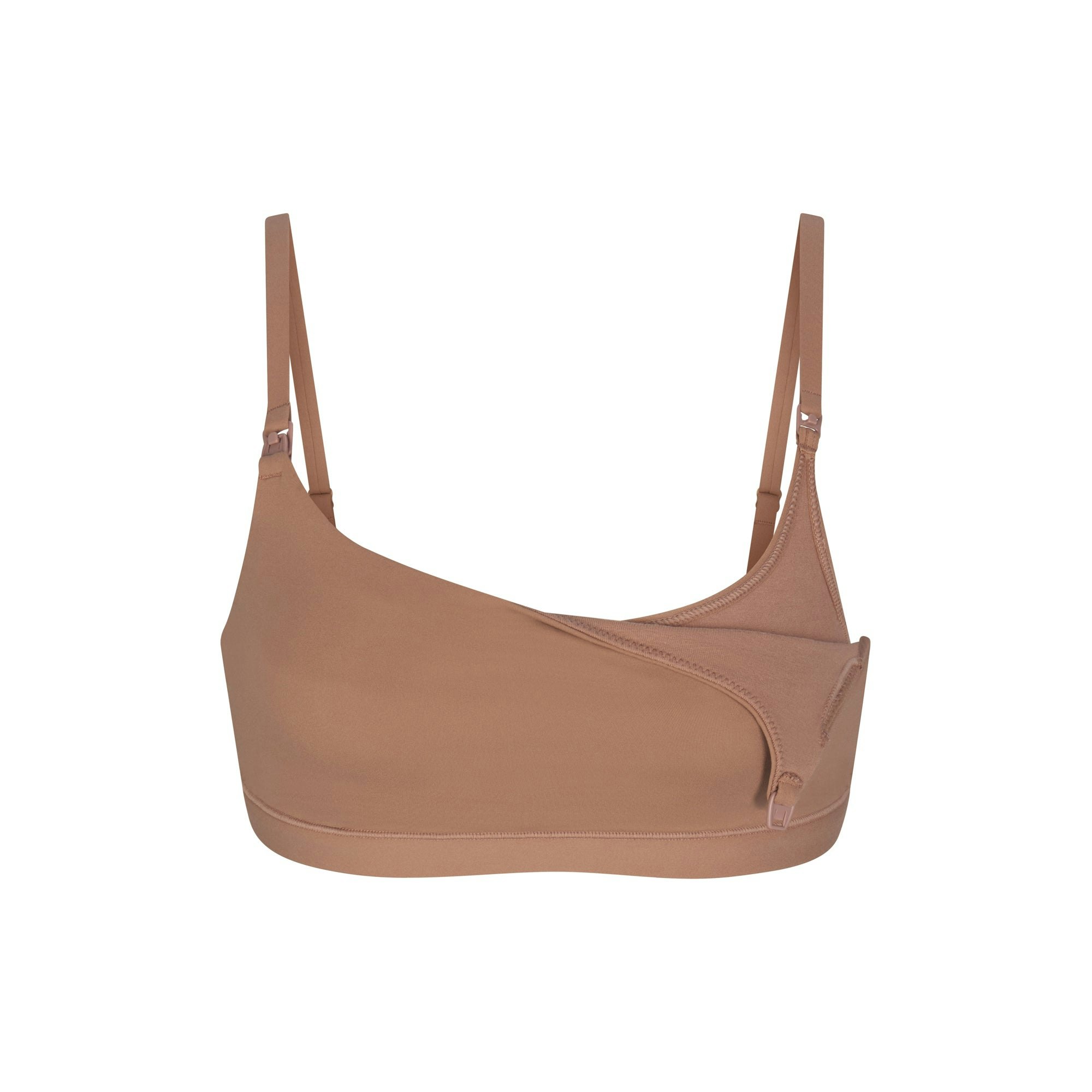 FITS EVERYBODY MATERNITY PUMPING SCOOP BRALETTE | SIENNA (MATERNITY BRALETTES) LAYS FLAT ON A WHITE BACKGROUND | FLT