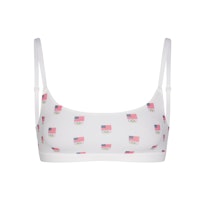 SKIMS FOR TEAM USA FITS EVERYBODY OLYMPIC SCOOP BRALETTE
