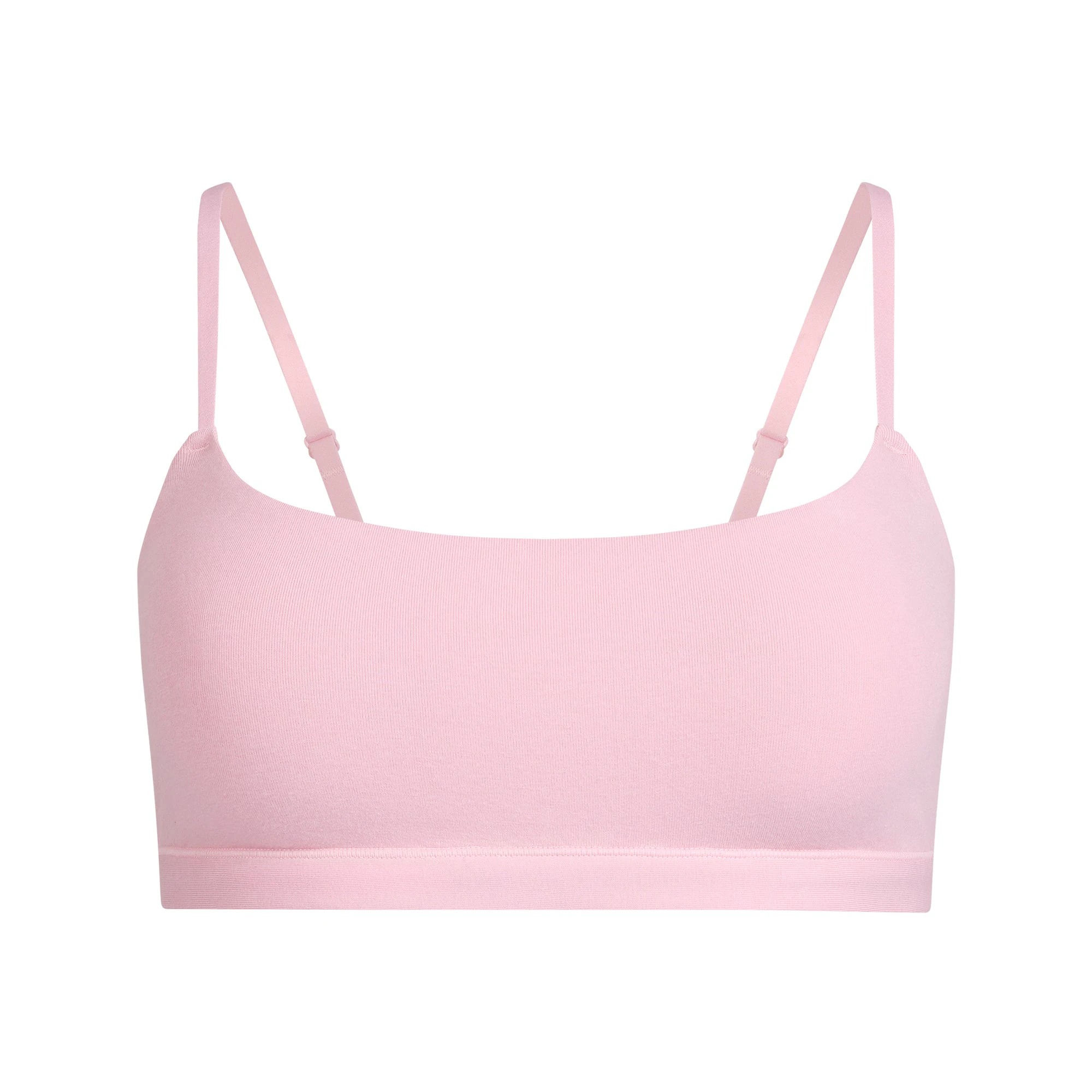 COTTON JERSEY SCOOP BRALETTE | HALITE FLAT ON A WHITE BACKGROUND @ | FLT