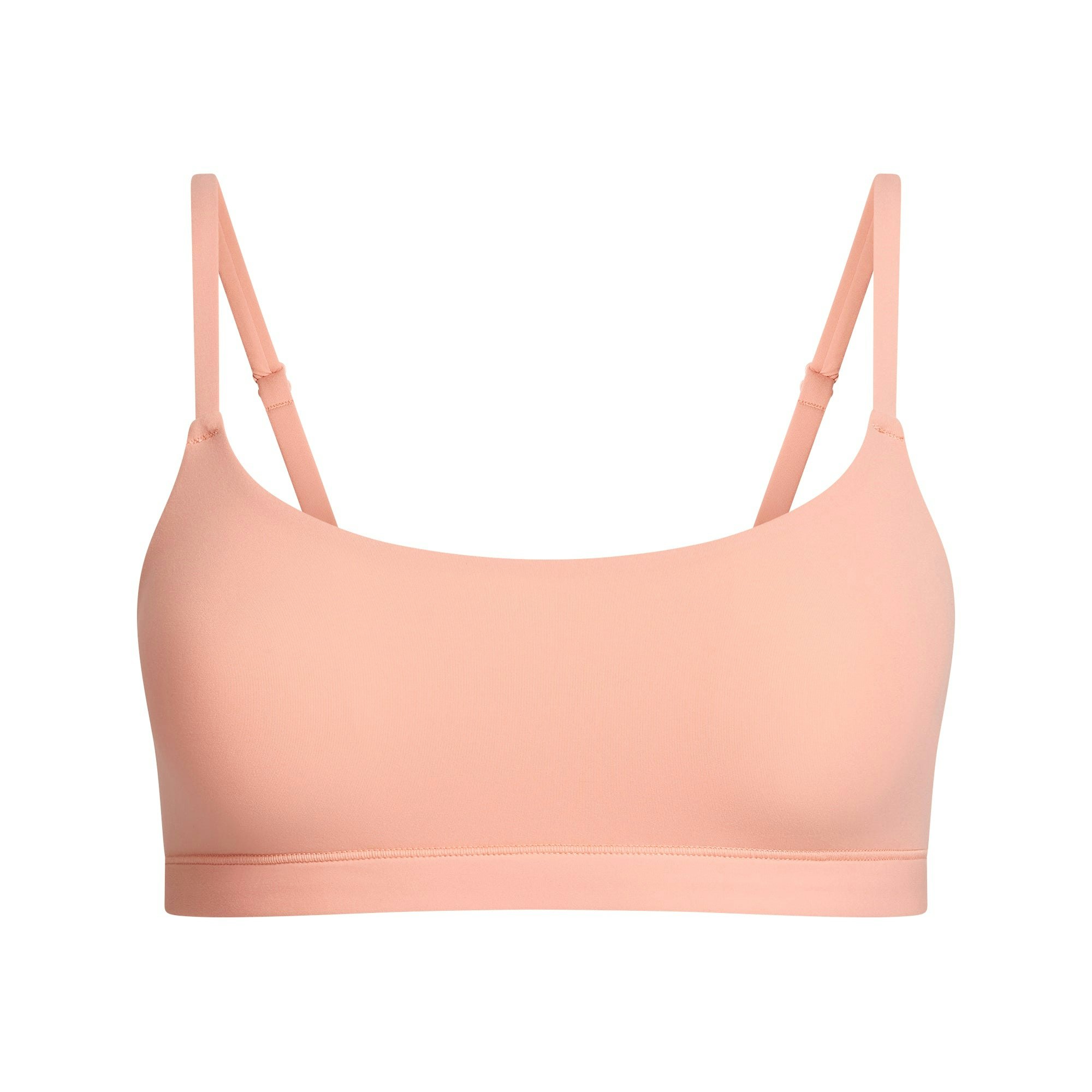 FITS EVERYBODY SCOOP BRALETTE | DESERT CLAY FLAT ON A WHITE BACKGROUND | FLT
