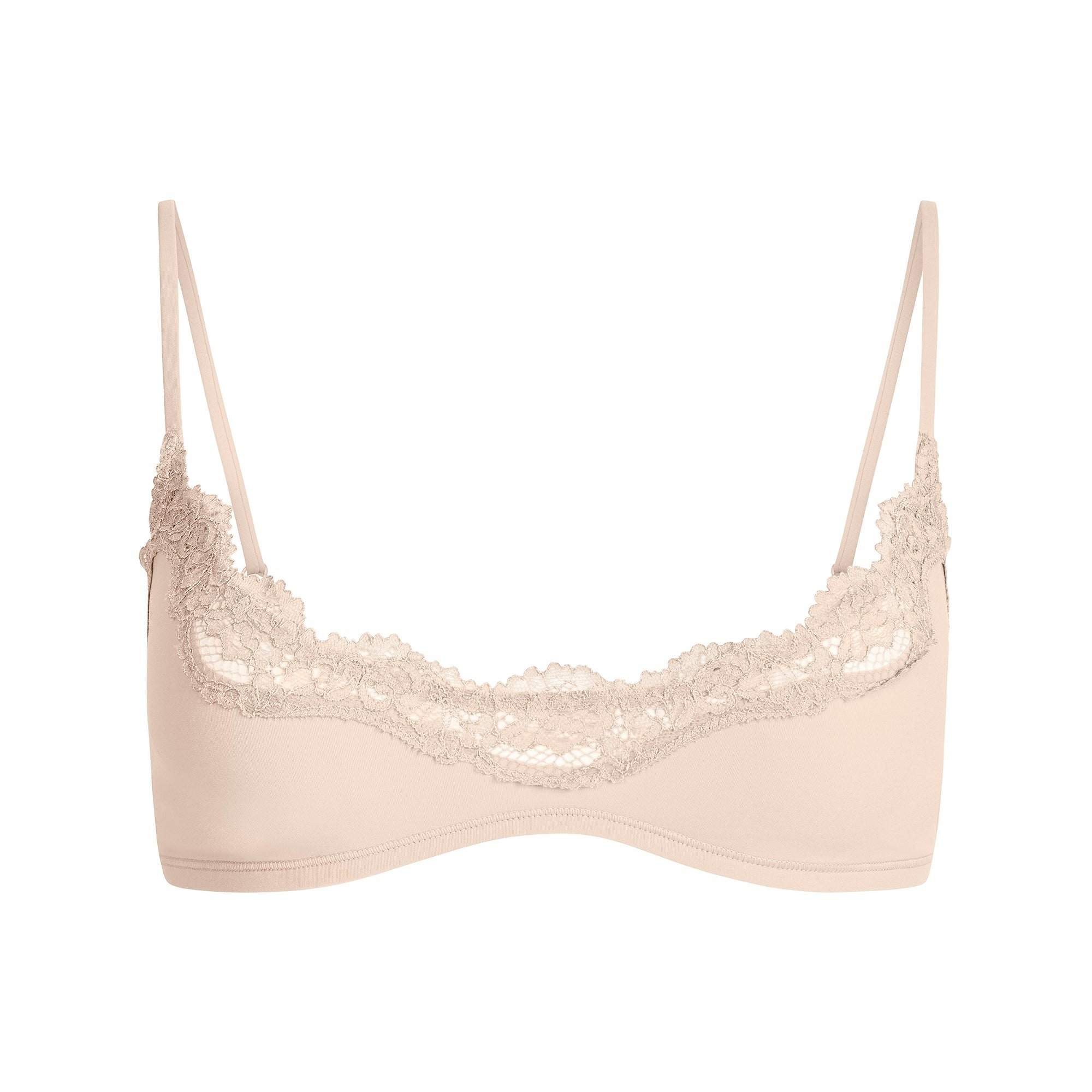FITS EVERYBODY LACE SCOOP BRALETTE | PRIMROSE TONAL FLAT ON A WHITE BACKGROUND | FLT