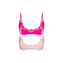FITS EVERYBODY LACE SCOOP BRALETTE 2-PACK