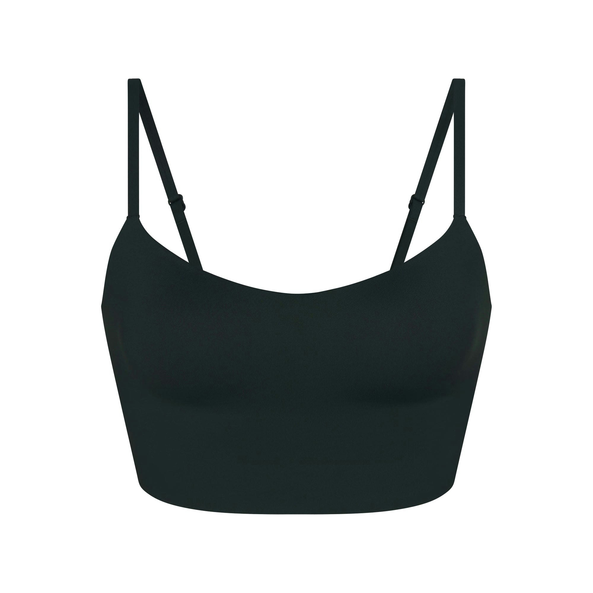 NikeSKIMS MATTE CAMI BRA TOP | DARK TEAL FLAT ON A WHITE BACKGROUND | FLT