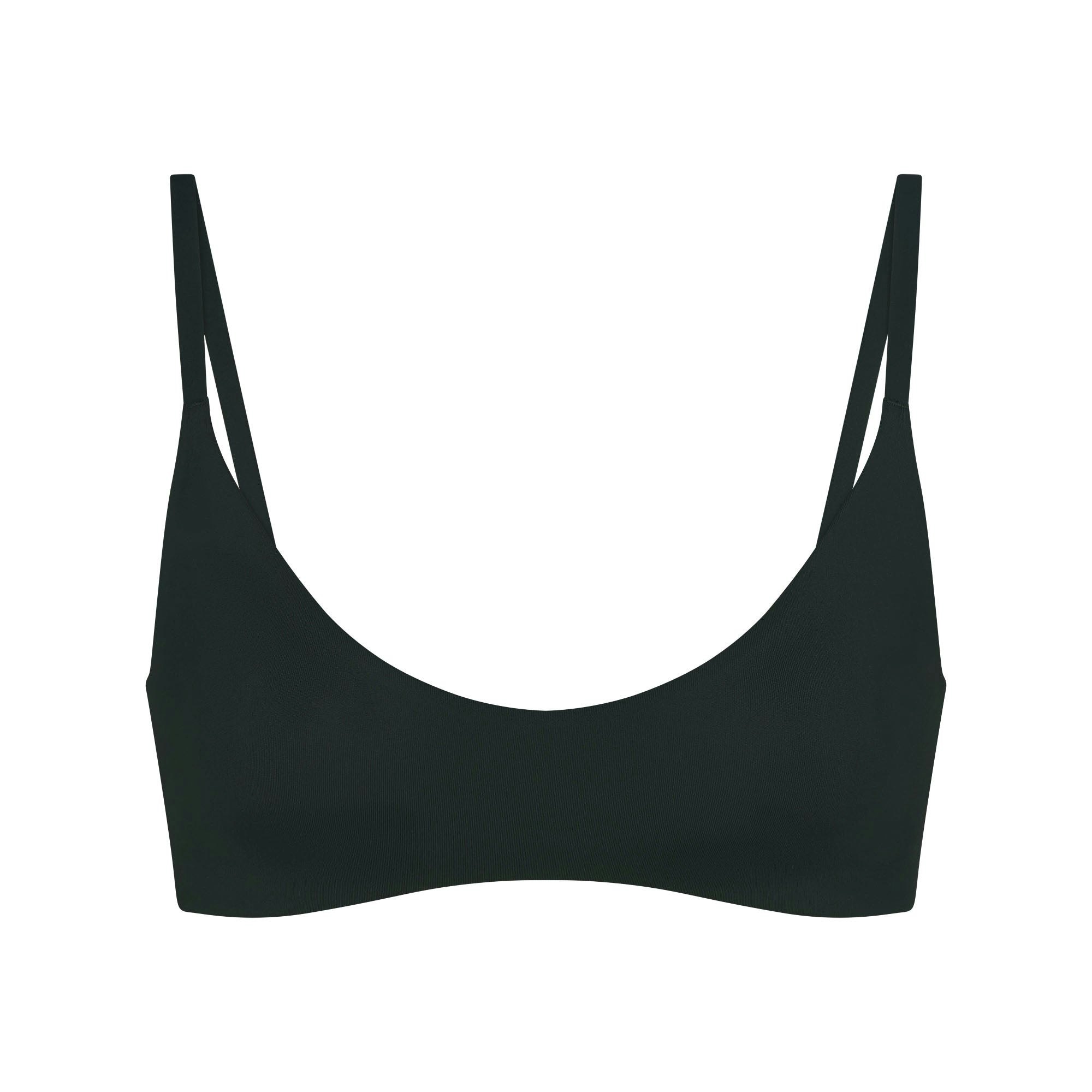 NikeSKIMS MATTE MICRO SCOOP BRA | DARK TEAL FLAT ON A WHITE BACKGROUND | FLT