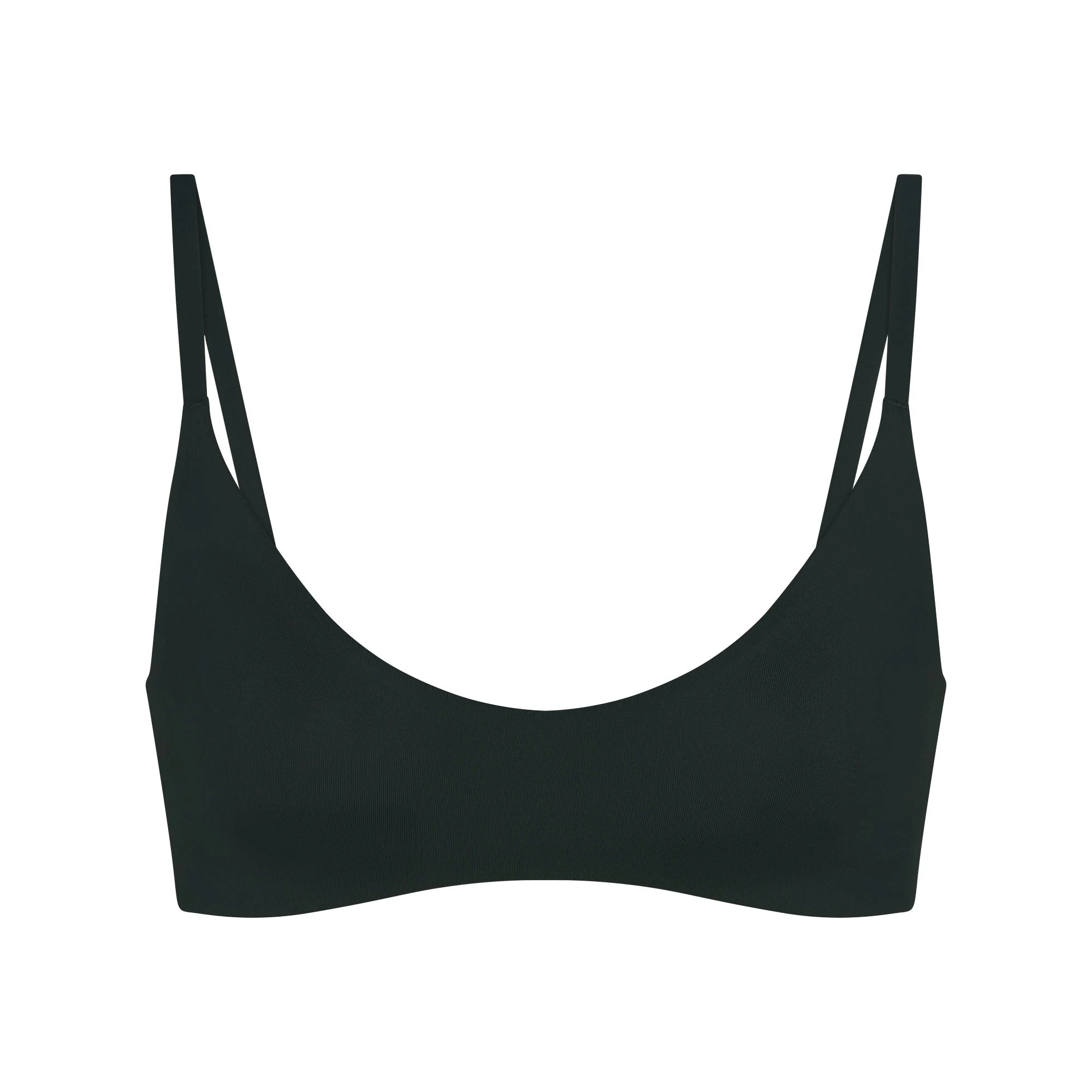 NikeSKIMS MATTE MICRO SCOOP BRA | DARK TEAL FLAT ON A WHITE BACKGROUND | FLT