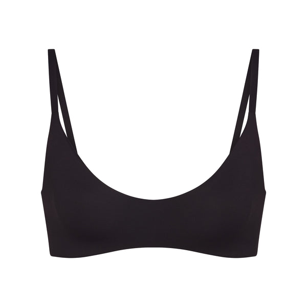 NikeSKIMS MATTE TWIST-FRONT BRA | OBSIDIAN | SKIMS