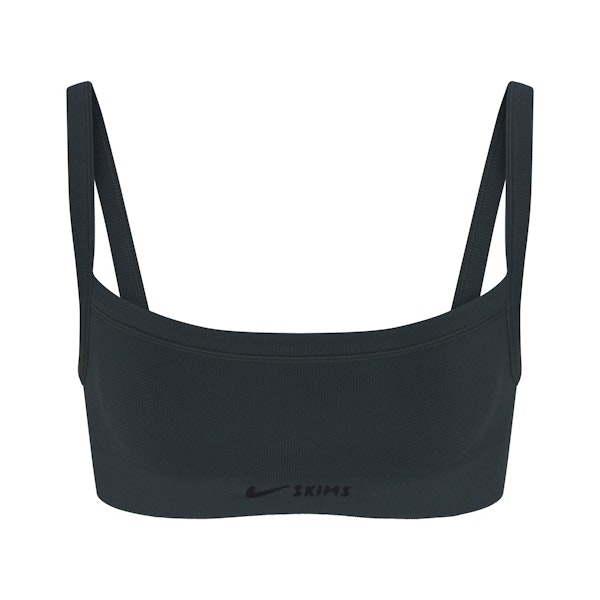 NikeSKIMS VINTAGE SEAMLESS CAMI BRA | DARK TEAL FLAT ON A WHITE BACKGROUND | FLT