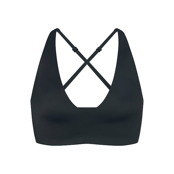 NikeSKIMS SHINE V-NECK BRA | PHOENIX FLAT ON A WHITE BACKGROUND | FLT
