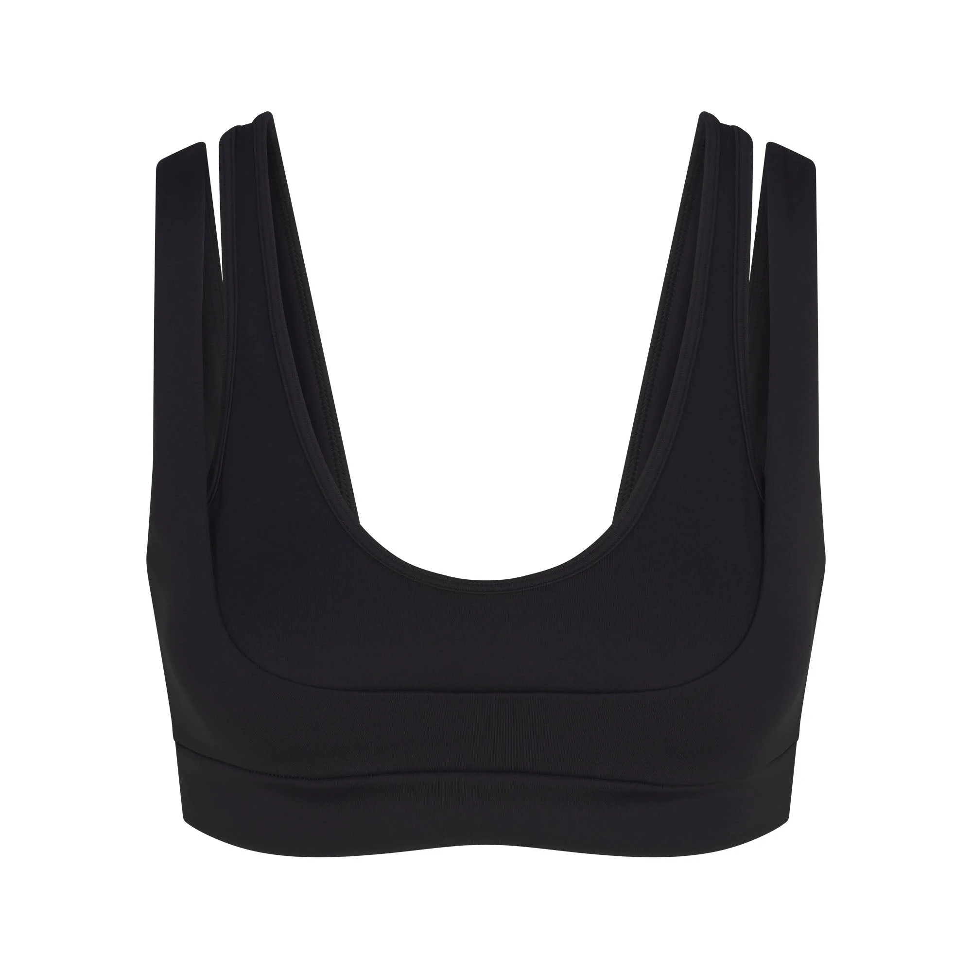 DOUBLE STRAP SCOOP BRA