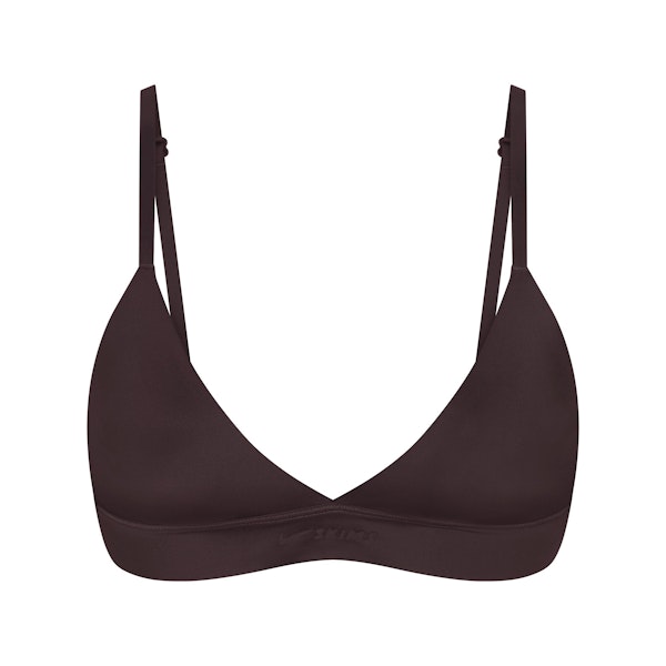 NikeSKIMS SHINE TRIANGLE BRA | PHOENIX FLAT ON A WHITE BACKGROUND | FLT