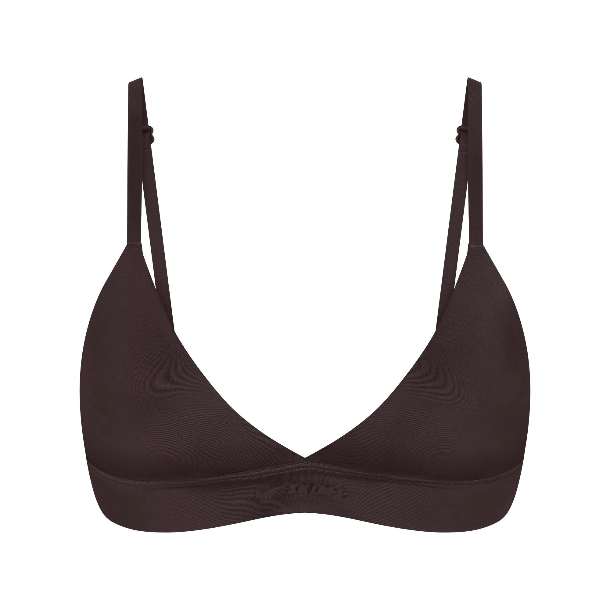 NikeSKIMS SHINE TRIANGLE BRA | PHOENIX FLAT ON A WHITE BACKGROUND | FLT