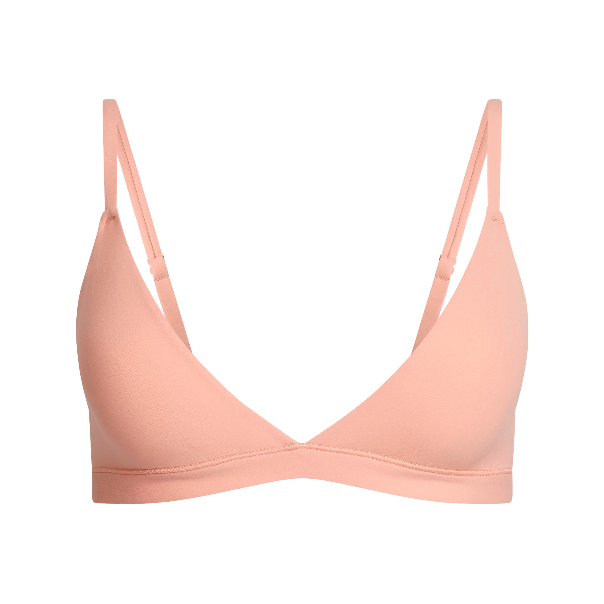 FITS EVERYBODY CROSSOVER BRALETTE | DESERT CLAY FLAT ON A WHITE BACKGROUND | FLT