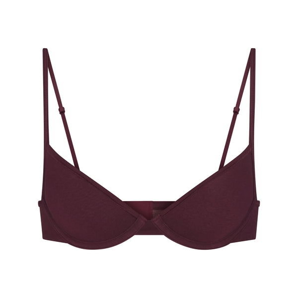 EVERYDAY COTTON unlined demi bra by SKIMS