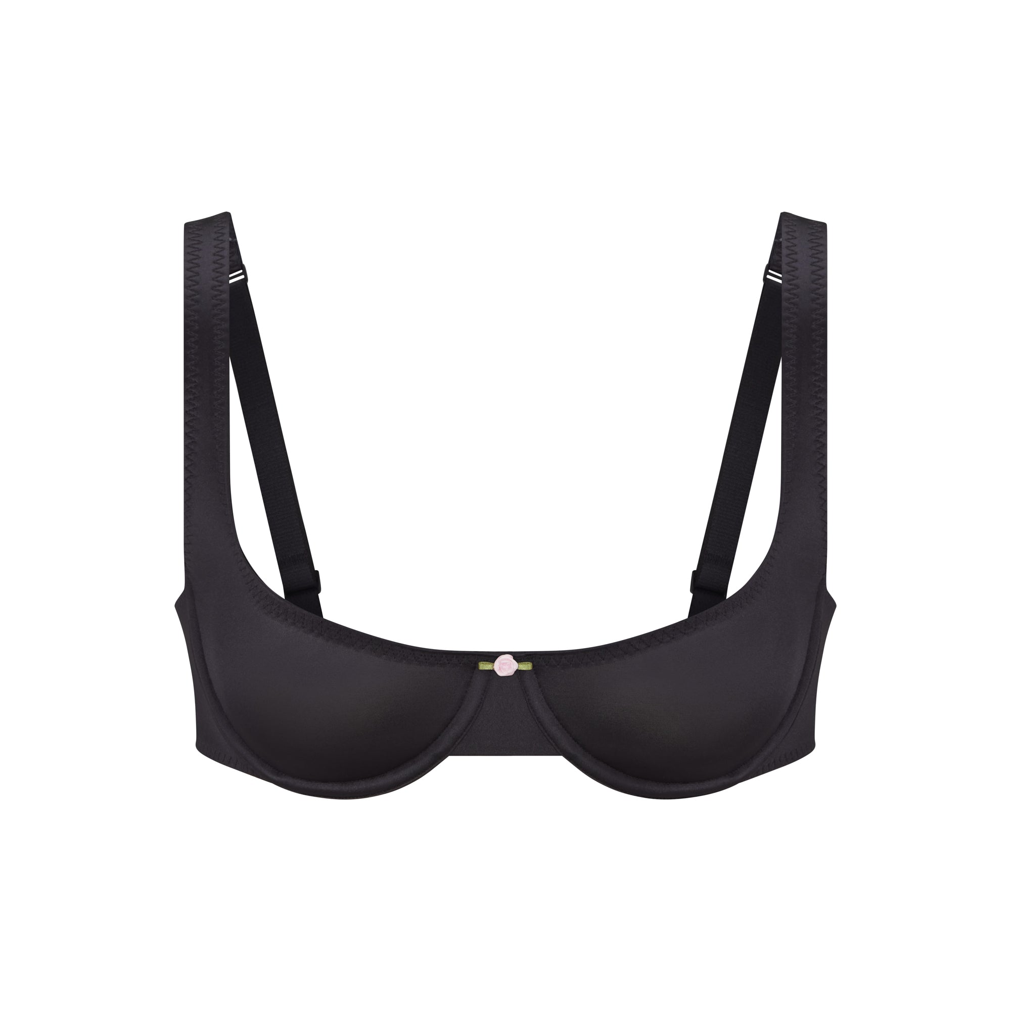 【SKIMS】UNLINED SCOOP BRA FITS EVERYBODY LACE UNLINED SCOOP BRA | ONYX