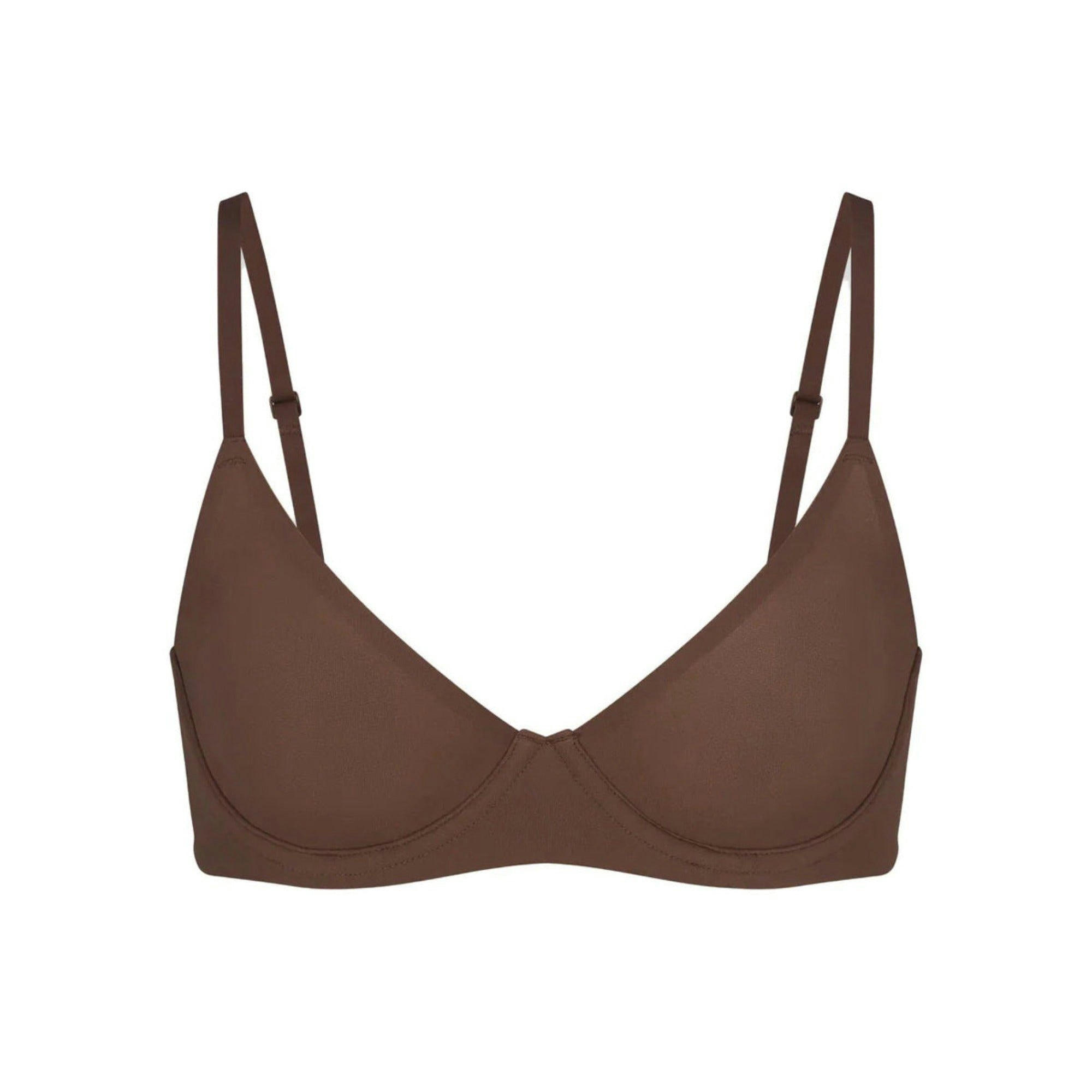 FITS EVERYBODY UNLINED DEMI BRA | JASPER (DEMI BRAS) LAYS FLAT ON A WHITE BACKGROUND | FLT
