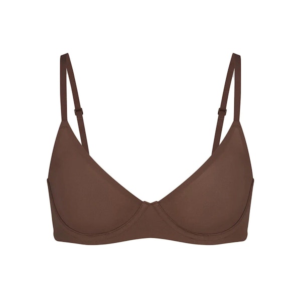 FITS EVERYBODY UNLINED DEMI BRA | JASPER (DEMI BRAS) LAYS FLAT ON A WHITE BACKGROUND | FLT