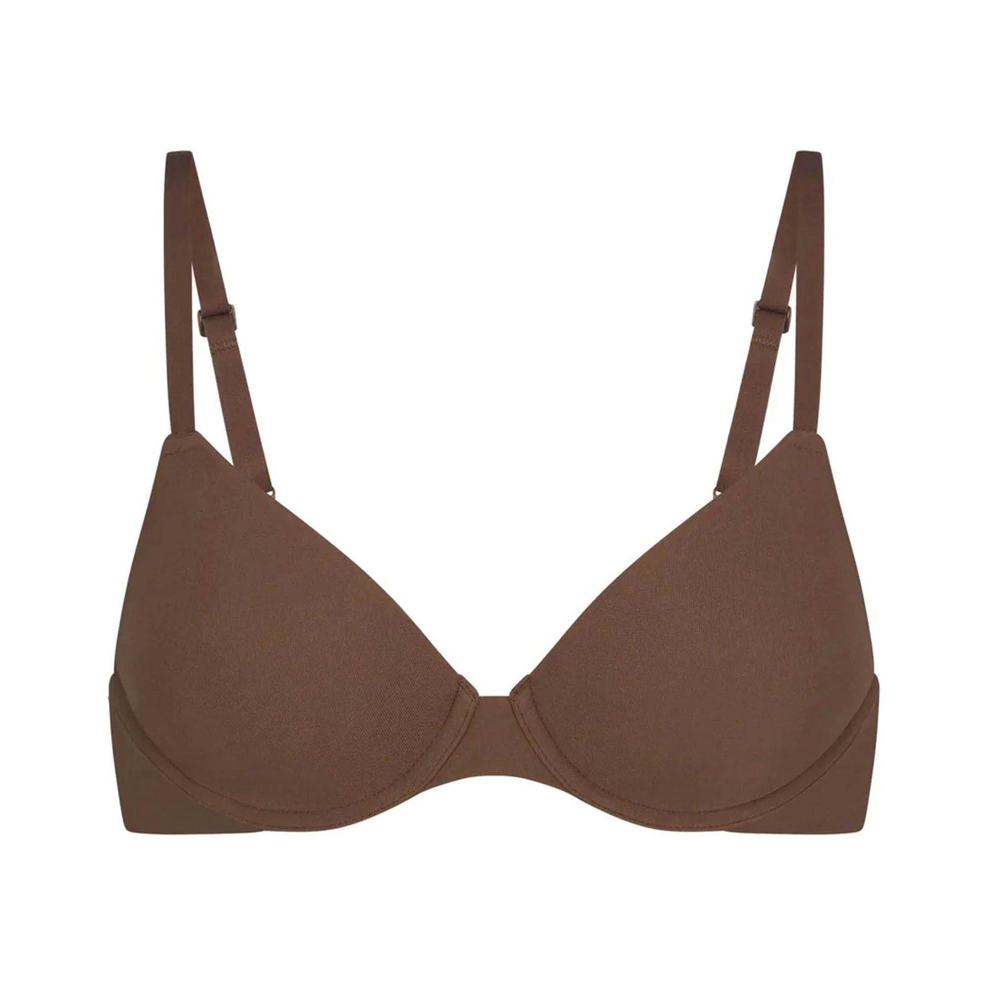 FITS EVERYBODY T-SHIRT BRA | JASPER (DEMI BRAS) LAYS FLAT ON A WHITE BACKGROUND | FLT